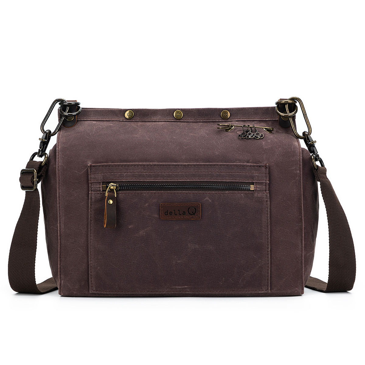 della Q Maker's Canvas Cocoa Rucksack - Ideal for Craft Projects