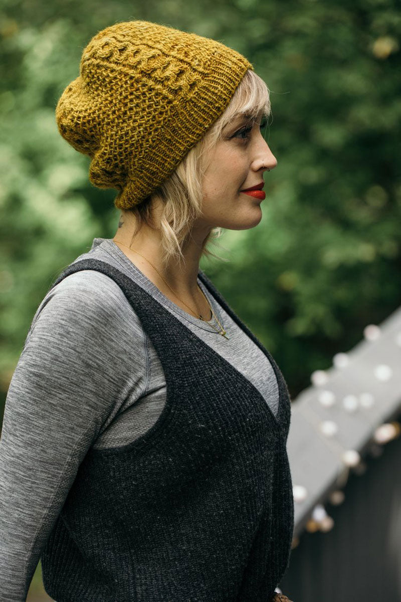 Andrea Mowry Drea Renee Knits Honey Study Knitting Patterns - Honey - Colored Yarn Hat Design