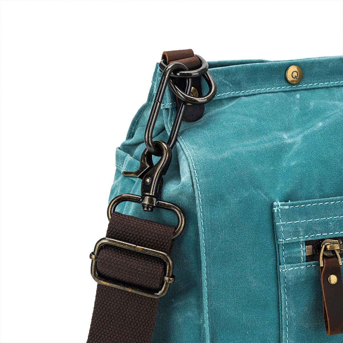 della Q Maker's Teal Canvas Rucksack - The All - in - One Crafting Essential