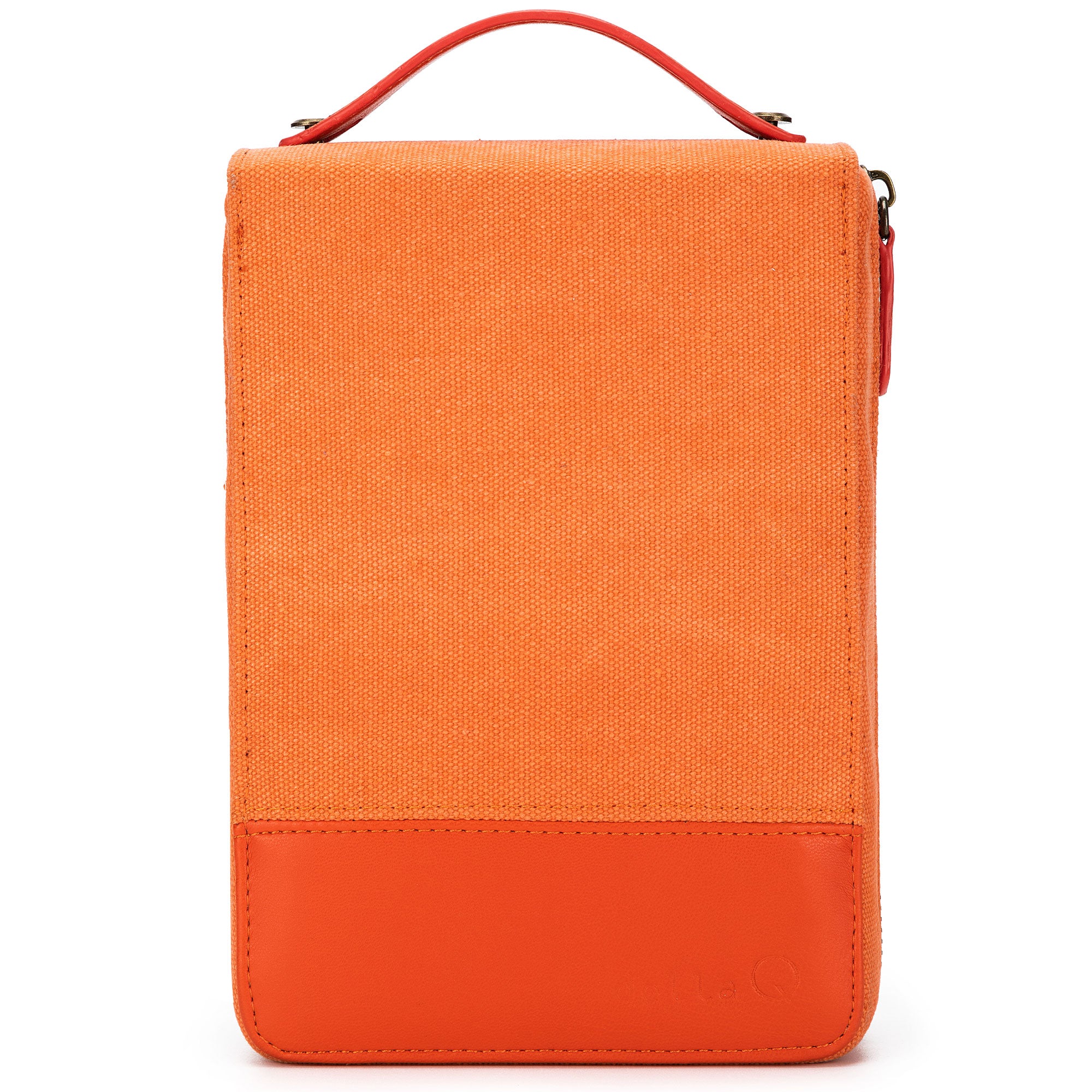 della Q Maker's Stylish Orange Circular Needlecase