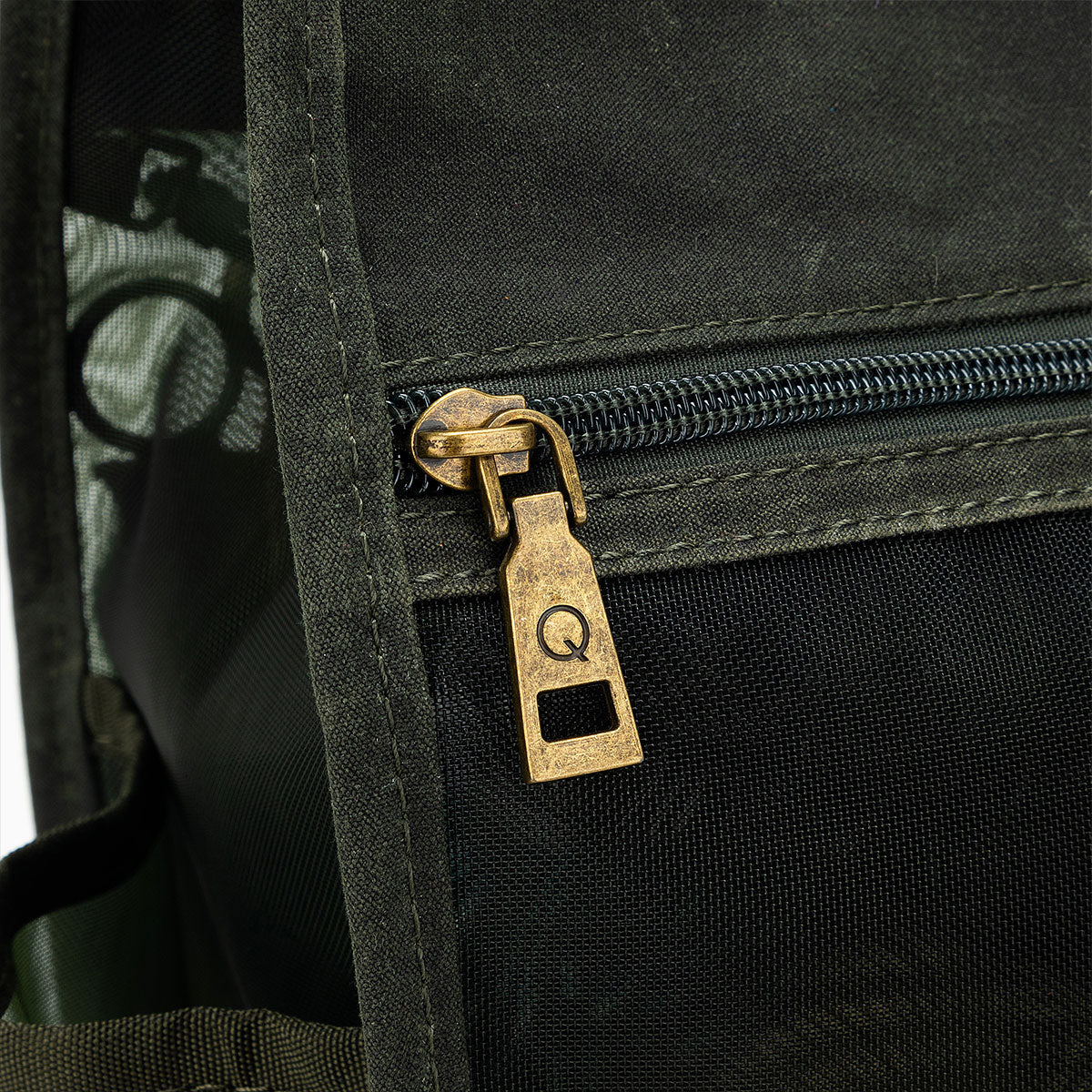 della Q Premium Tall Maker's Mesh Tote - Olive for Crafting Enthusiasts