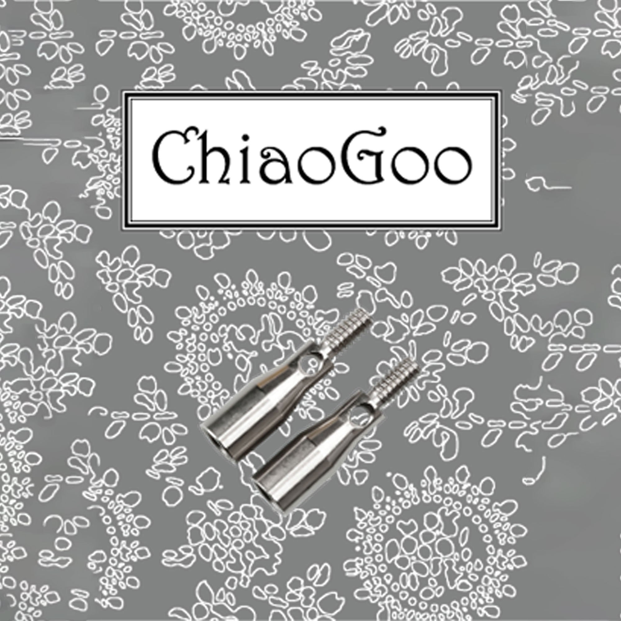 ChiaoGoo Premium Interchangeable Adapters - [S] Tip to Mini Cable (2501-AM) for Seamless Knitting