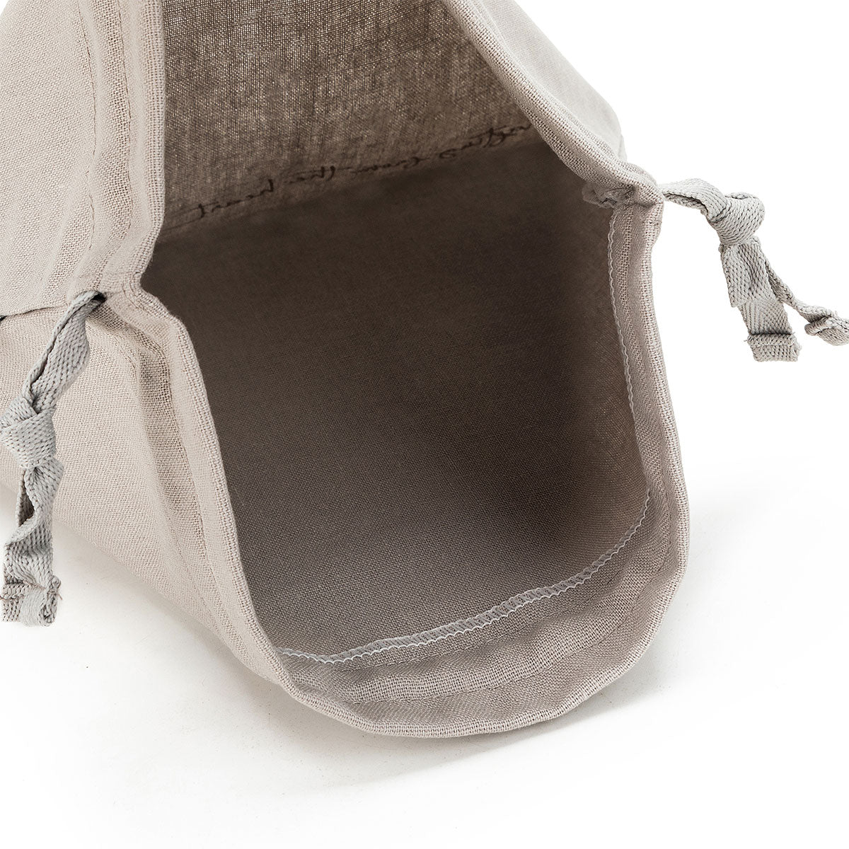 della Q Small Eden Project Bag - 115-1 - Linen Slate: Adorable Project Bag with Signature Prints