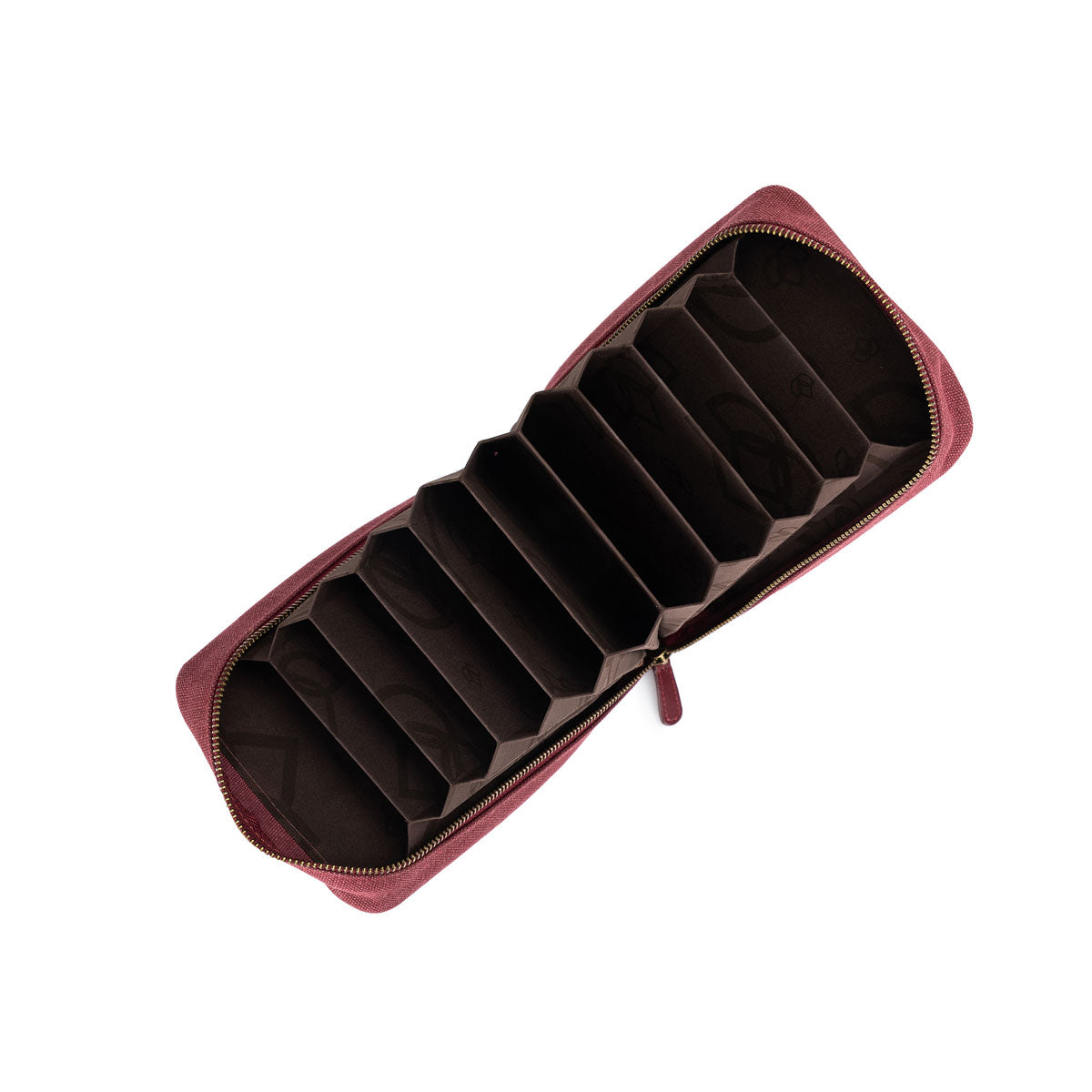 della Q Maker's Premium Maroon Circular Needlecase for All Needle Sizes