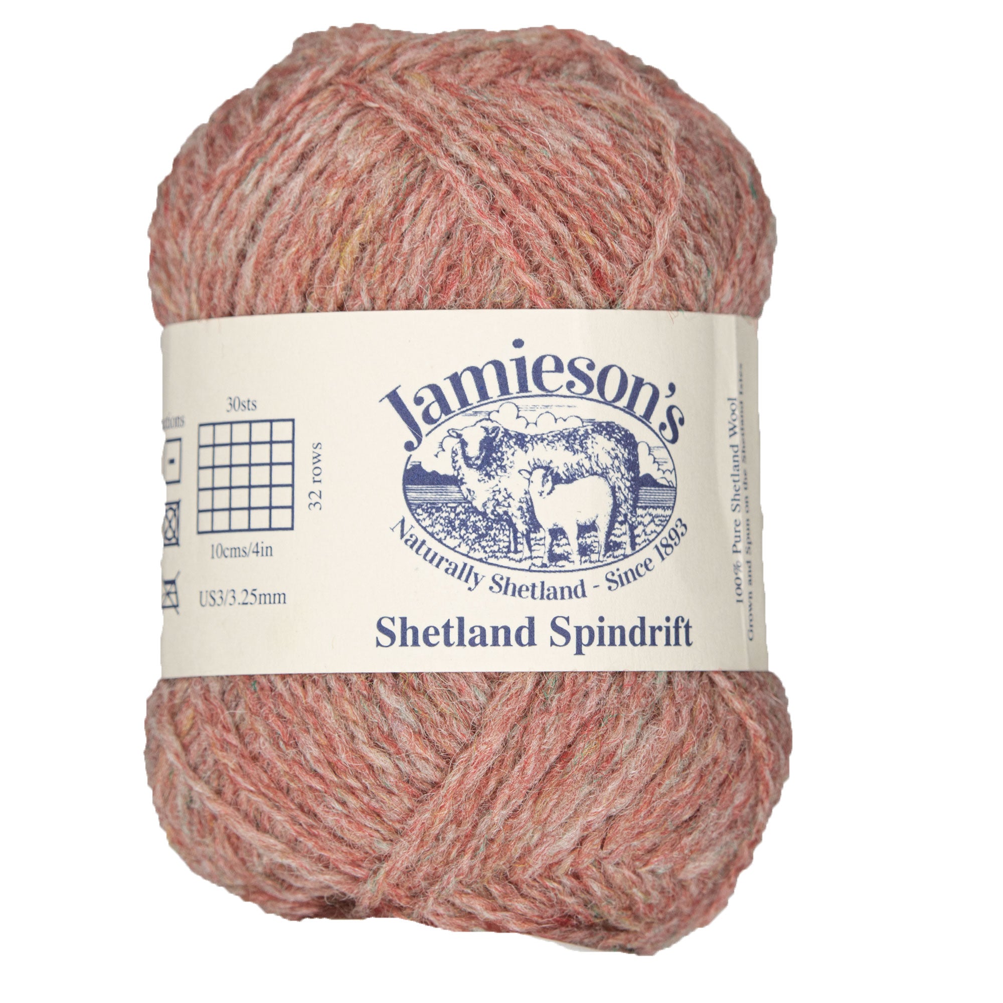 Jamieson's of Shetland Premium Spindrift Yarn - 301 Salmon