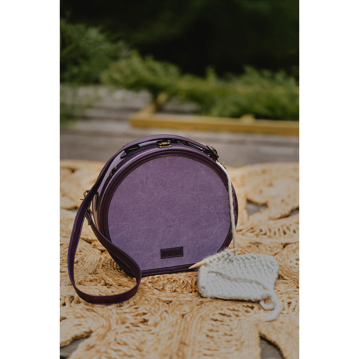della Q Premium Maker's Hat Box - Stylish Plum for Craft Lovers