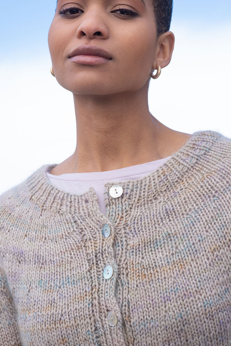 Berroco Aerial and Aerial Color Patterns - Fryda Cardigan PDF Download for Knitters