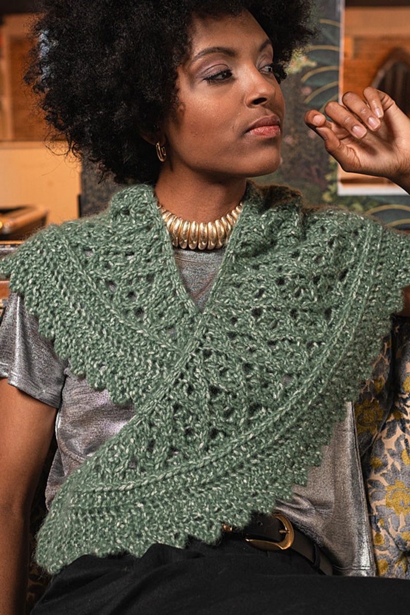 Berroco Gimlet Peridot Shawl Knitting Patterns - Instant PDF Download
