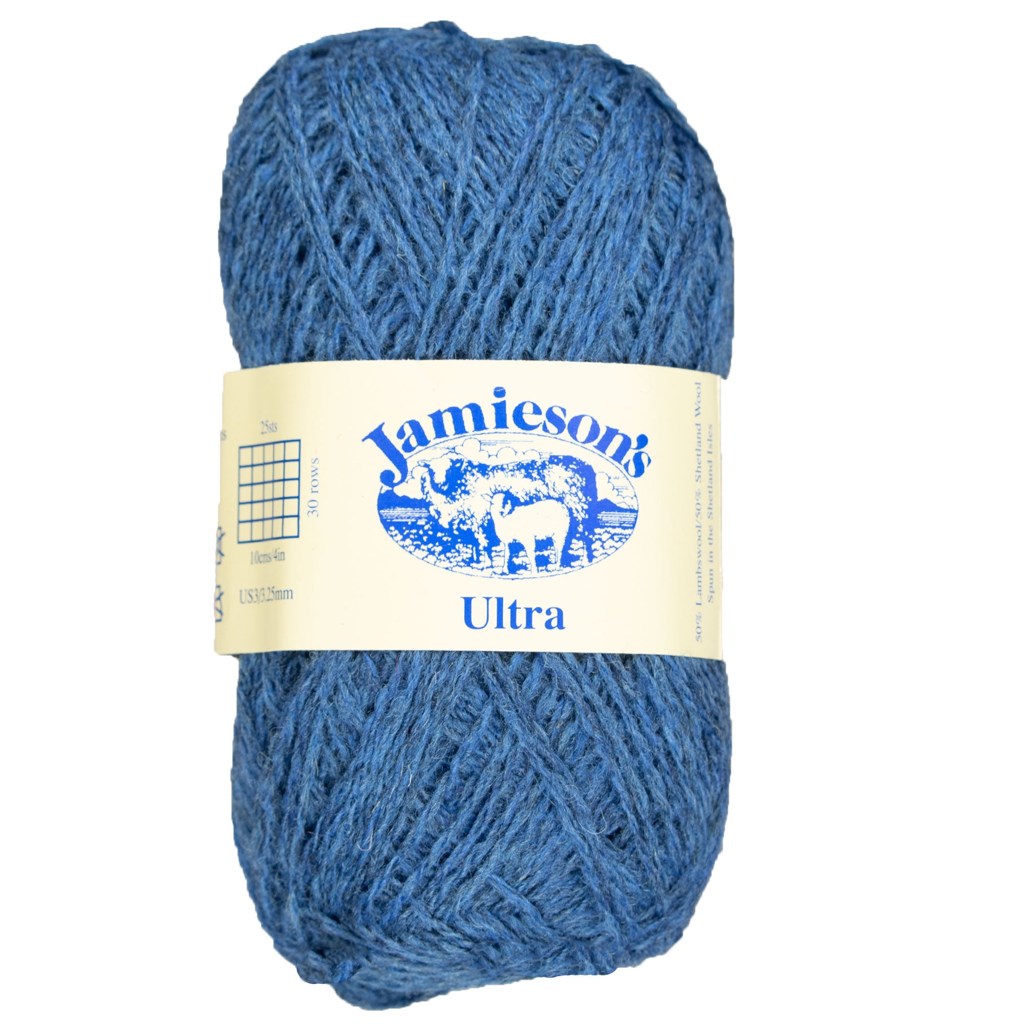 Jamieson's of Shetland Premium Ultra Lace Weight Yarn - 168 Clyde Blue