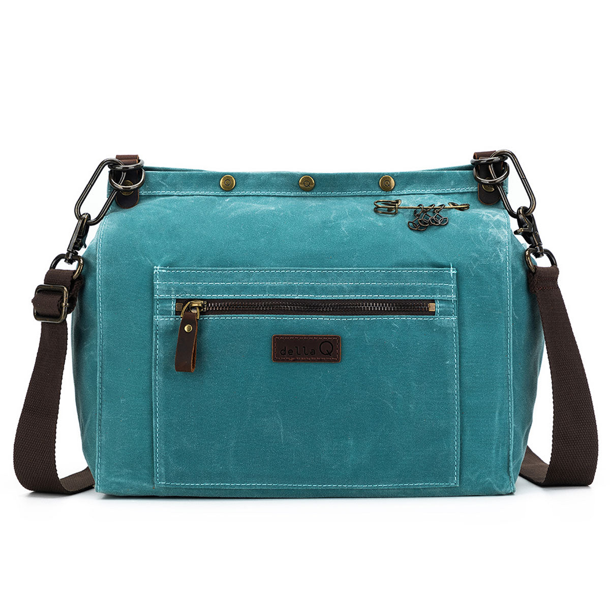 della Q Maker's Teal Canvas Rucksack - The All - in - One Crafting Essential