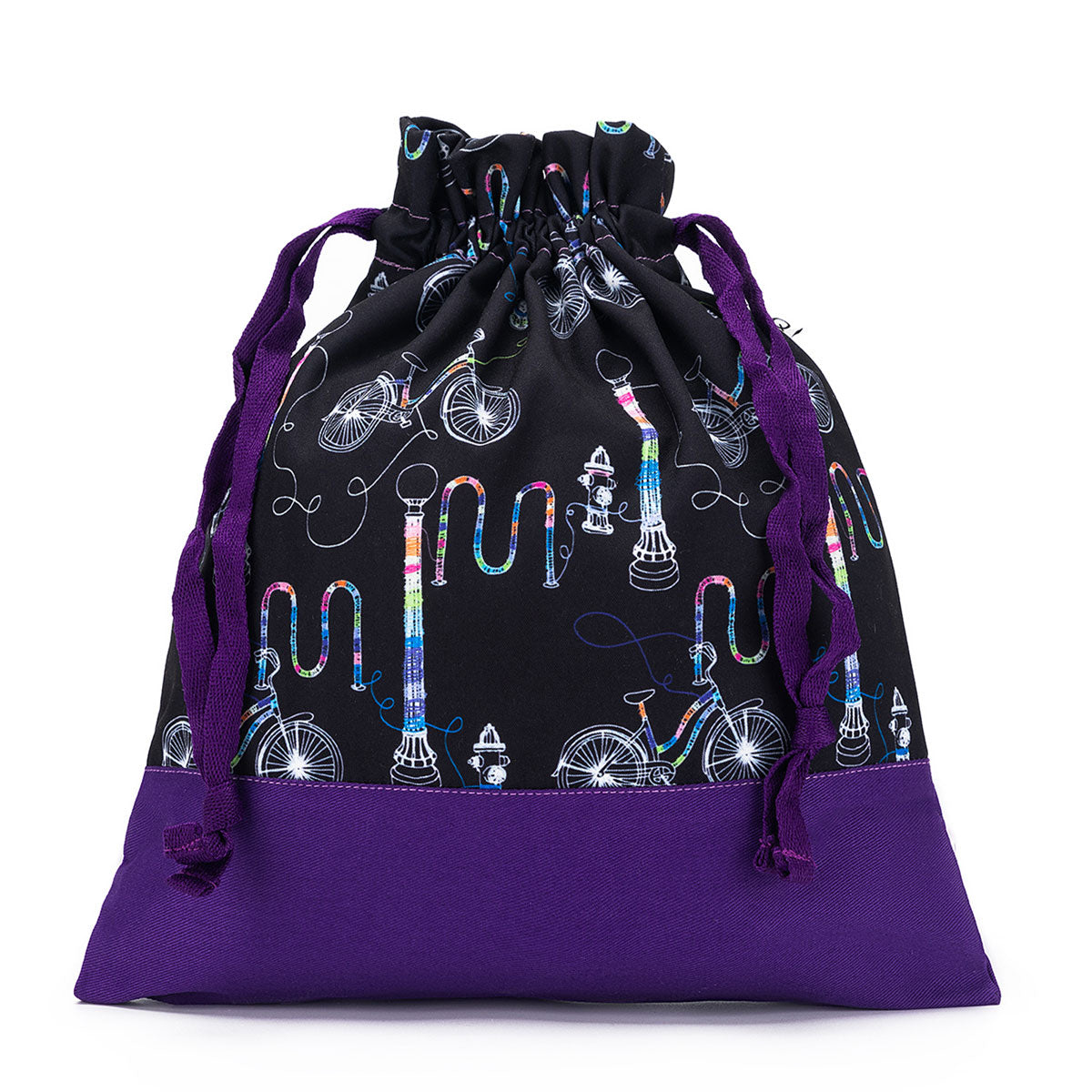 della Q Small Eden Project Bag 115-1 - Exclusive Fabric Print Collection for Yarn Bombing Enthusiasts