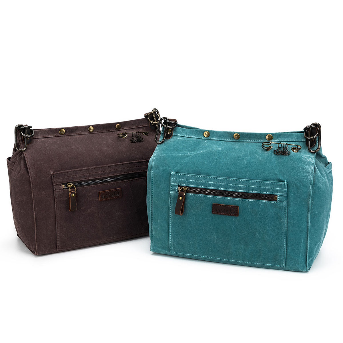 della Q Maker's Teal Canvas Rucksack - The All - in - One Crafting Essential