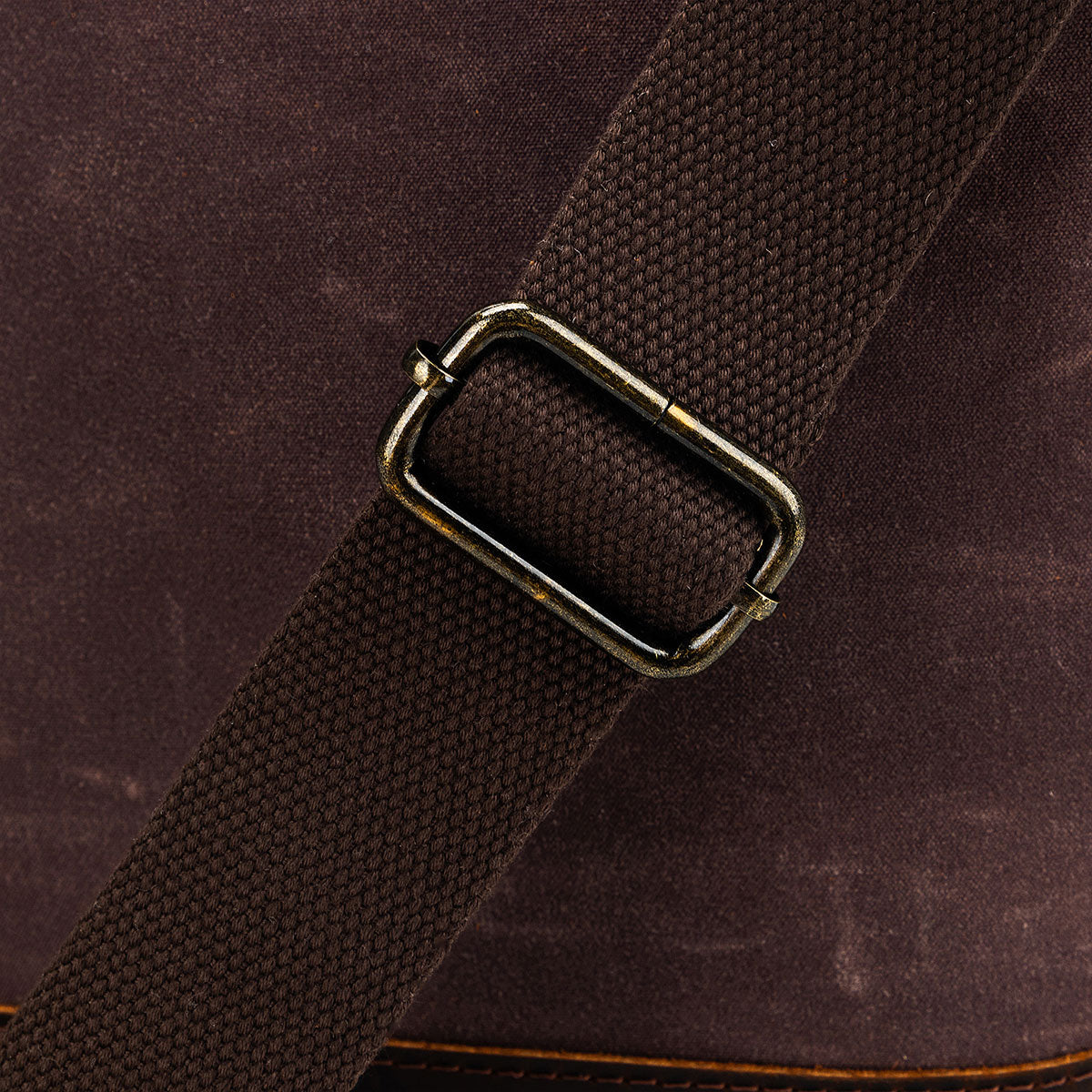 Della Q Maker's Chic Cocoa Canvas Satchel - Ideal for Crafters