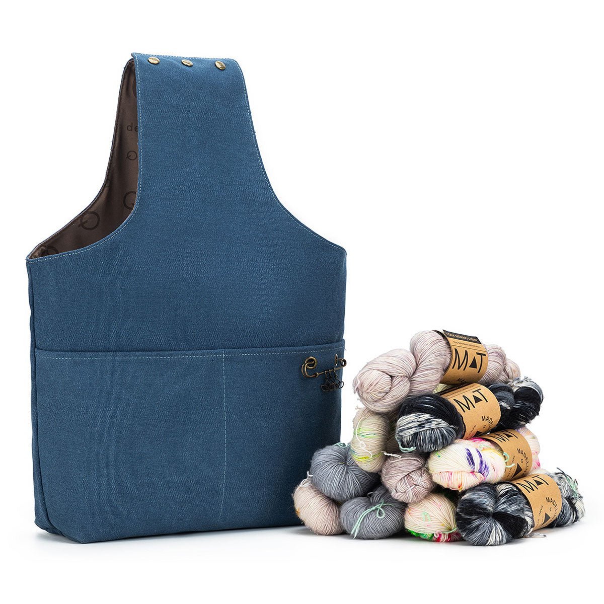della Q Nora Stylish Bucket Bag - Indigo for Crafting Lovers