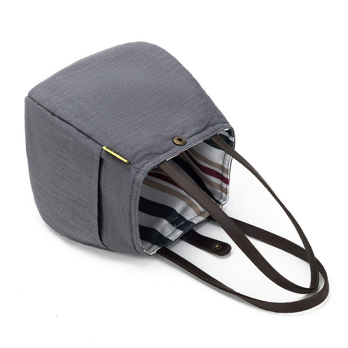 della Q Rosemary Portable Knitting and Crocheting Project Bag - 220-1 - *Linen - Pebble