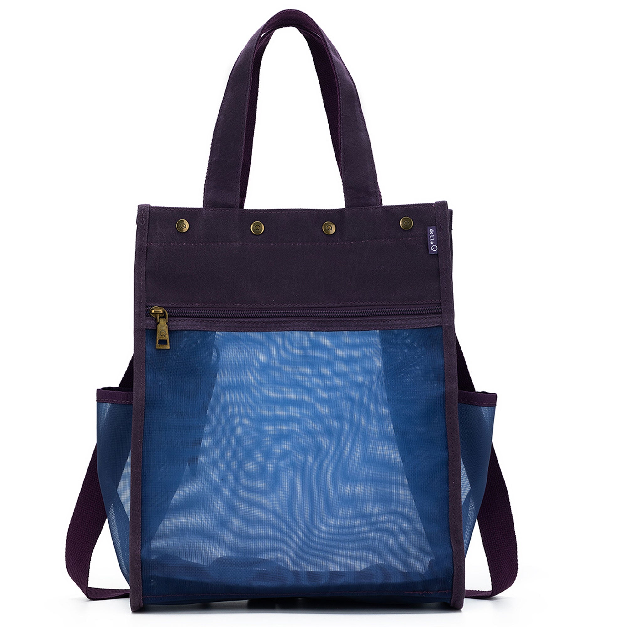 della Q Maker's Purple Tall Mesh Tote - Ideal for Crafting