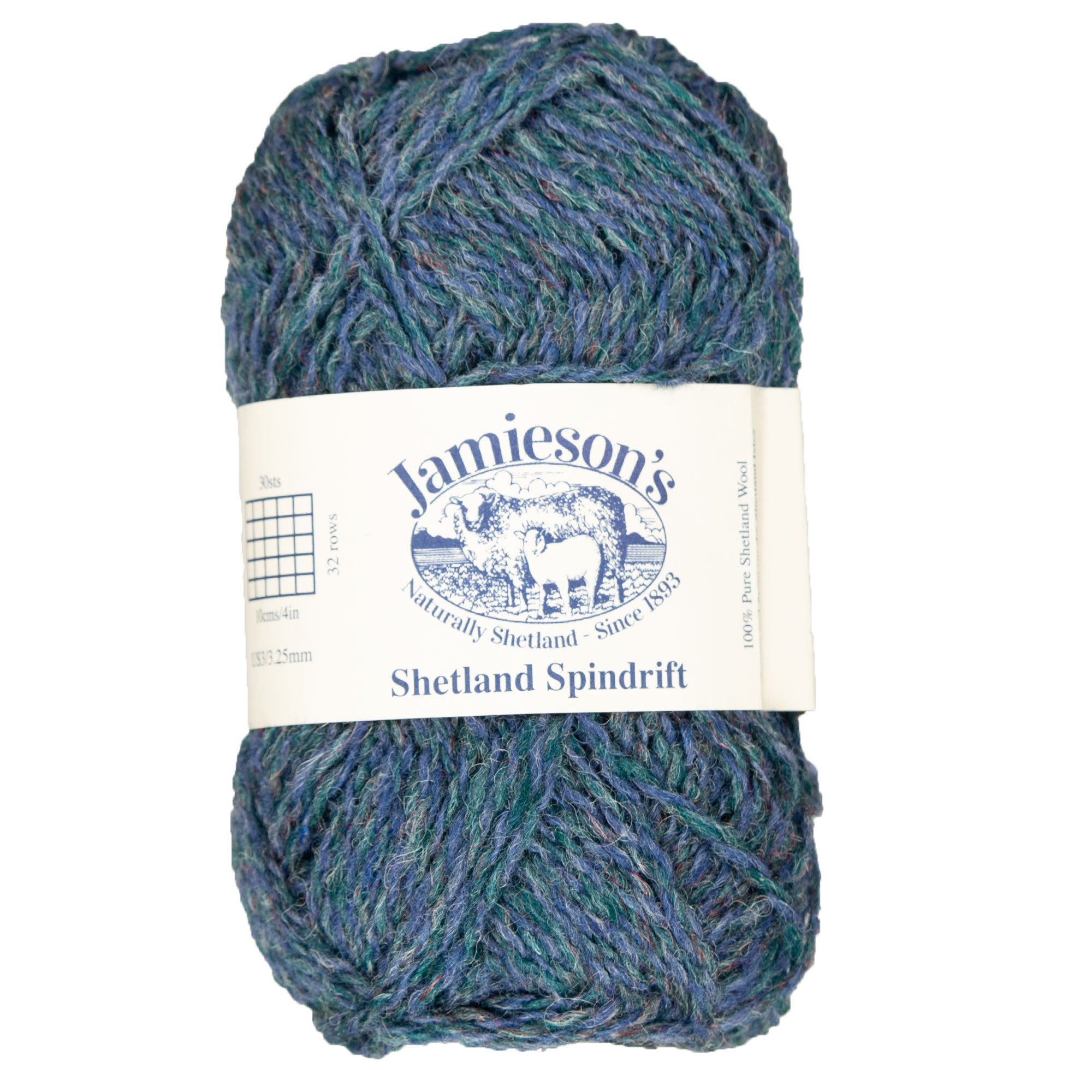 Jamieson's of Shetland Premium Spindrift Yarn - 763 Pacific