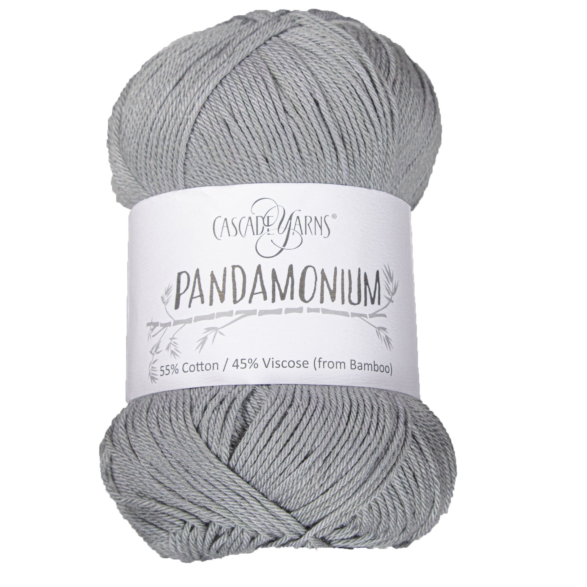 Cascade Yarns Pandamonium DK Yarn - 11 Sleet, Soft Cotton & Bamboo Viscose Blend