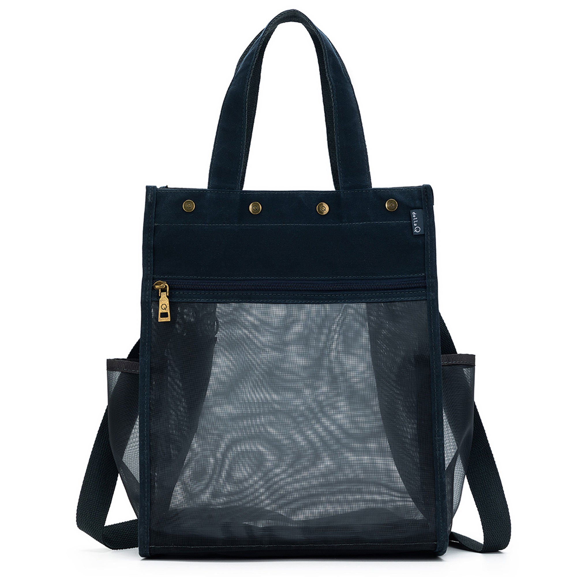 della Q Premium Maker's Tall Mesh Tote - Blue for Crafting Enthusiasts