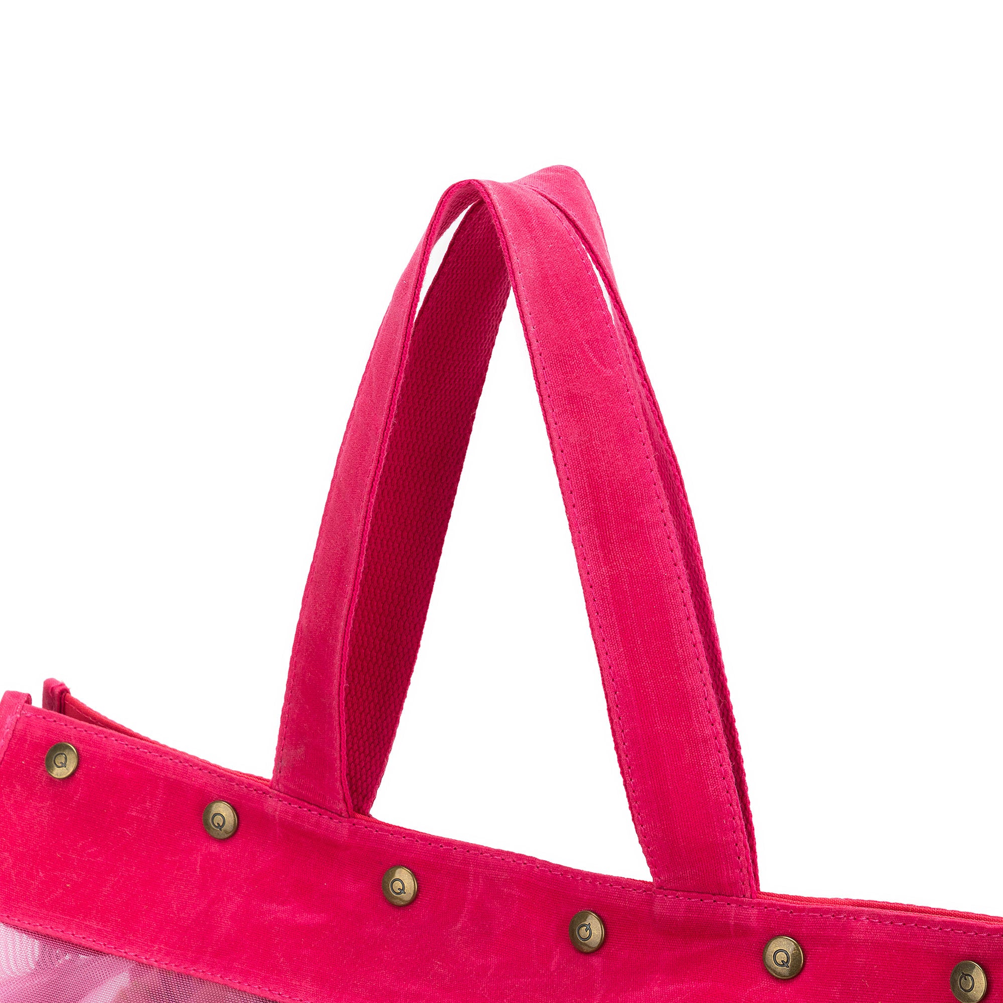 della Q Maker's Stunning Mesh Tote - TL Yarncrafts - Vivid Rose for On - the - go Creators