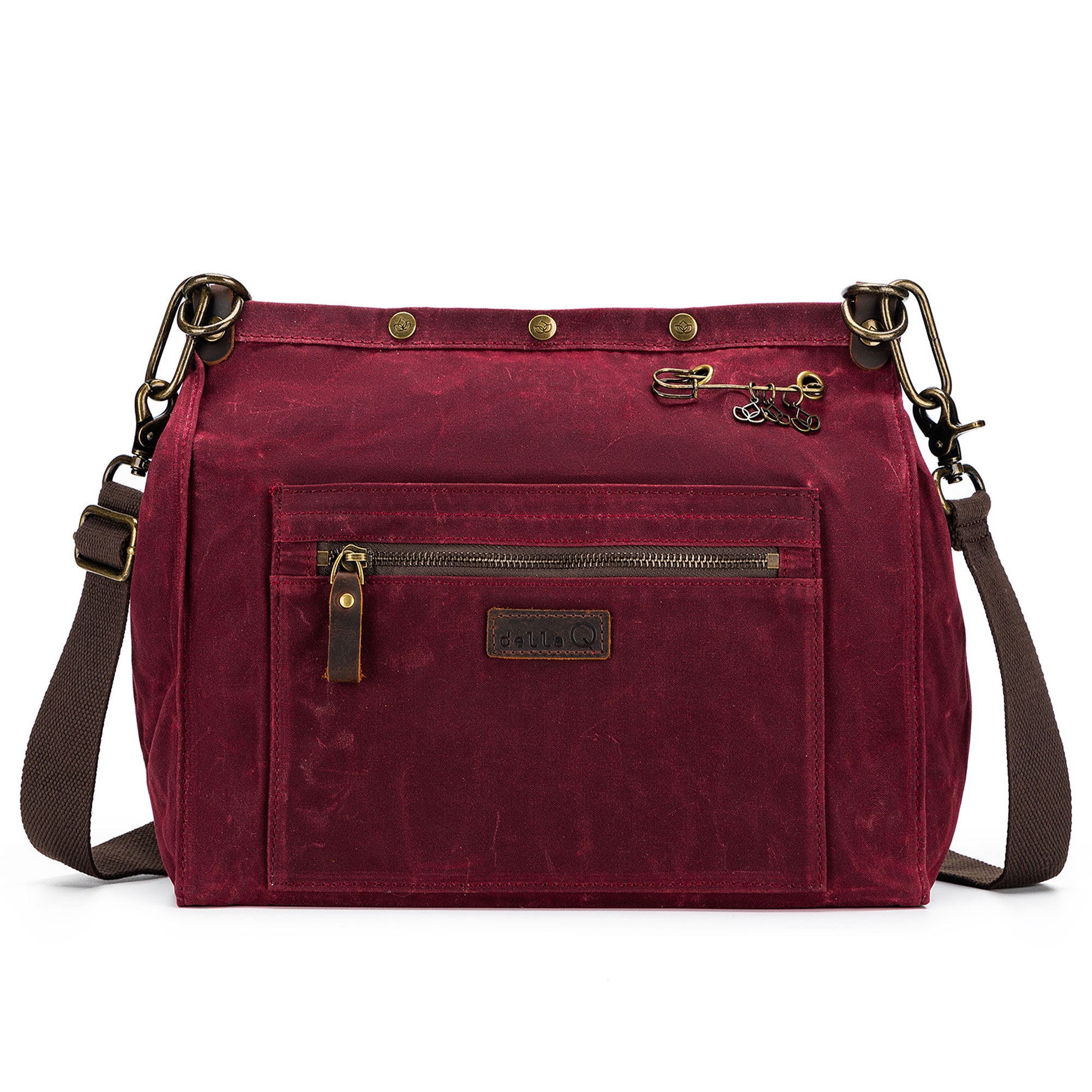 della Q Maker's Red Canvas Rucksack - The Versatile Crafting Companion