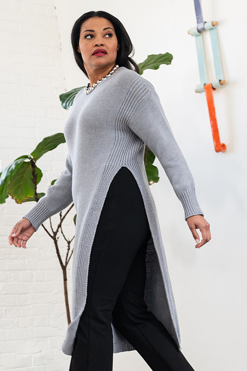 Berroco Merino 401 Patterns - Stylish Pilaster Tunic Knitting Pattern - PDF Download