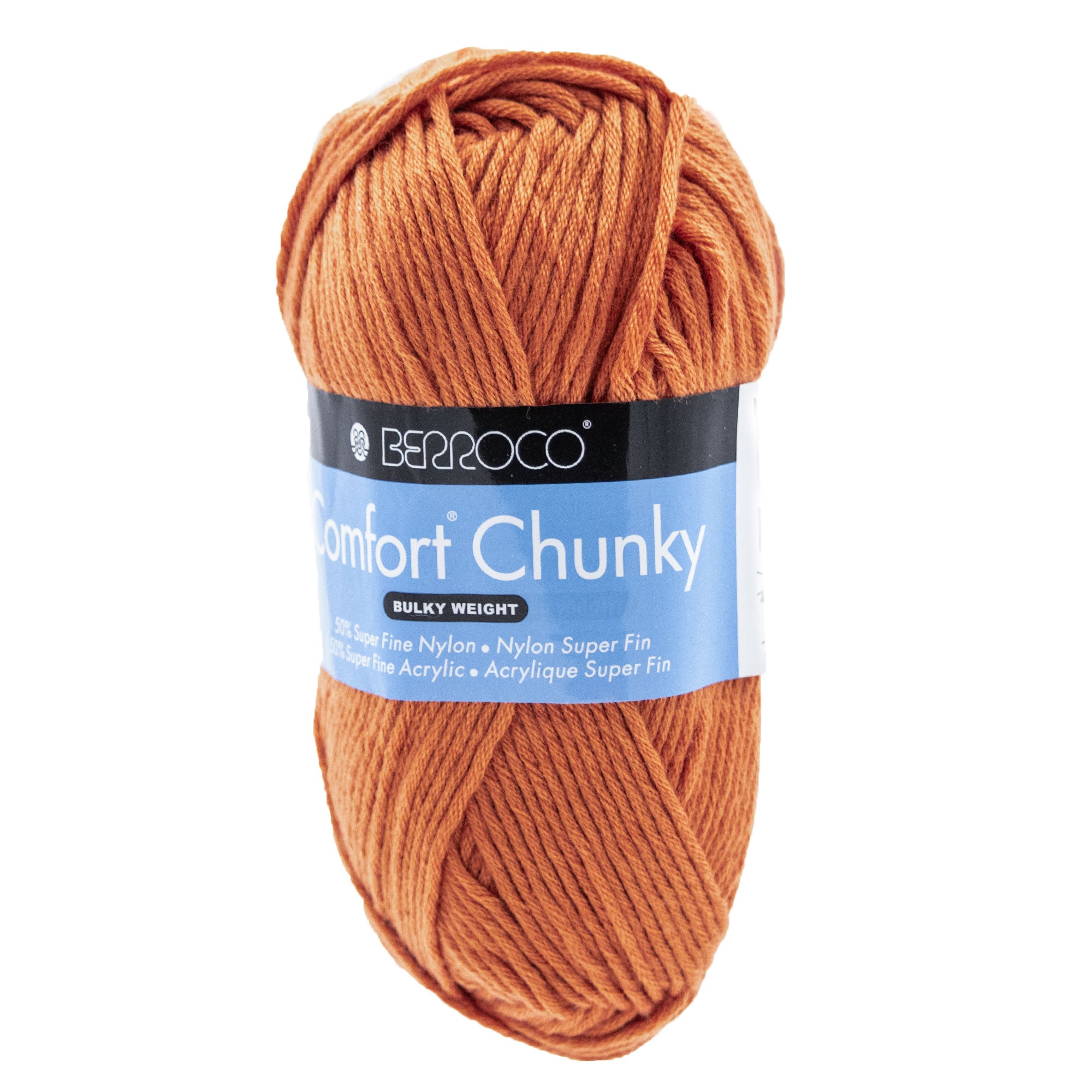 Berroco Comfort Chunky Yarn - 5724 Pumpkin - Soft, Bulky Yarn for Versatile Projects