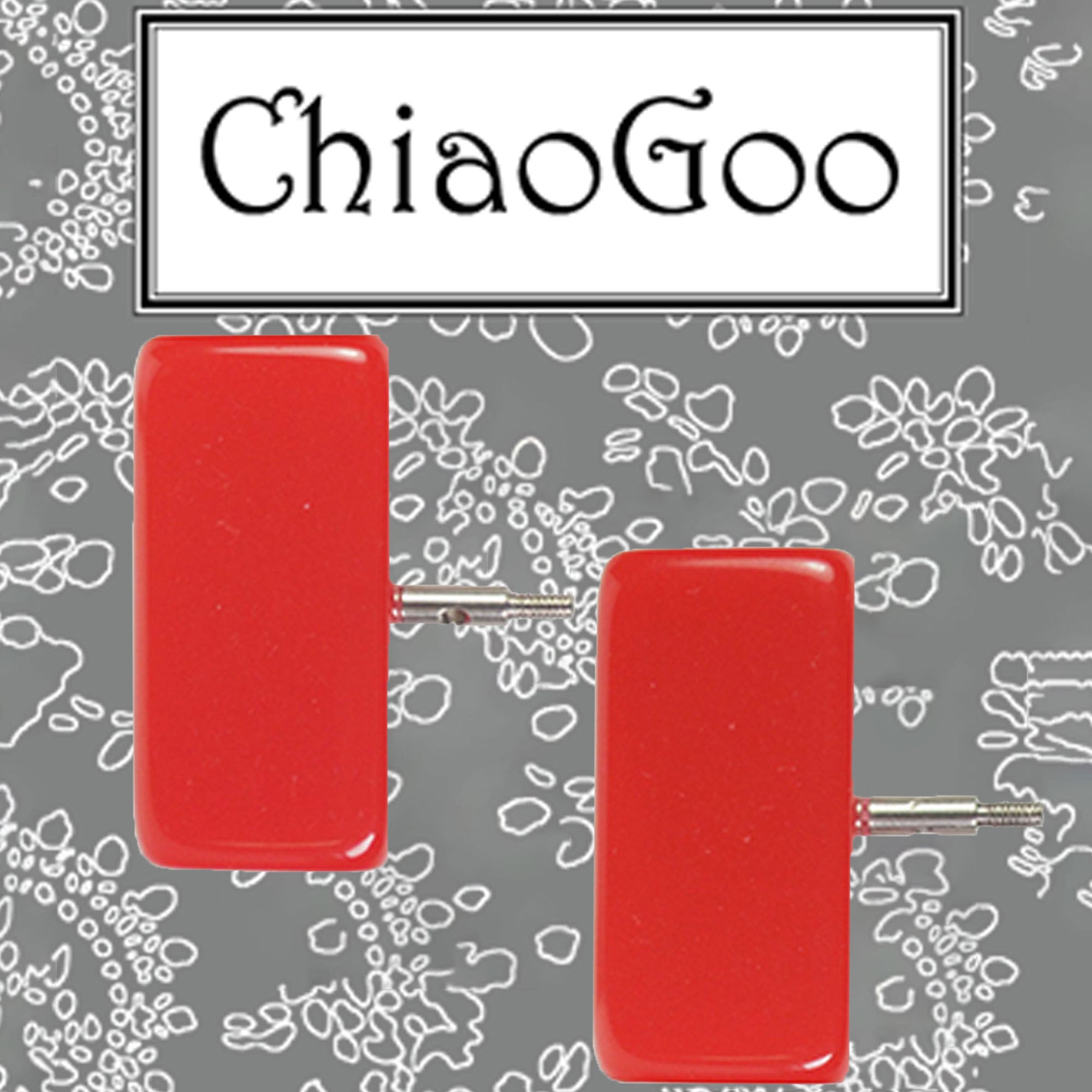 ChiaoGoo Mini [M] Red End Stoppers for Seamless Project Switching