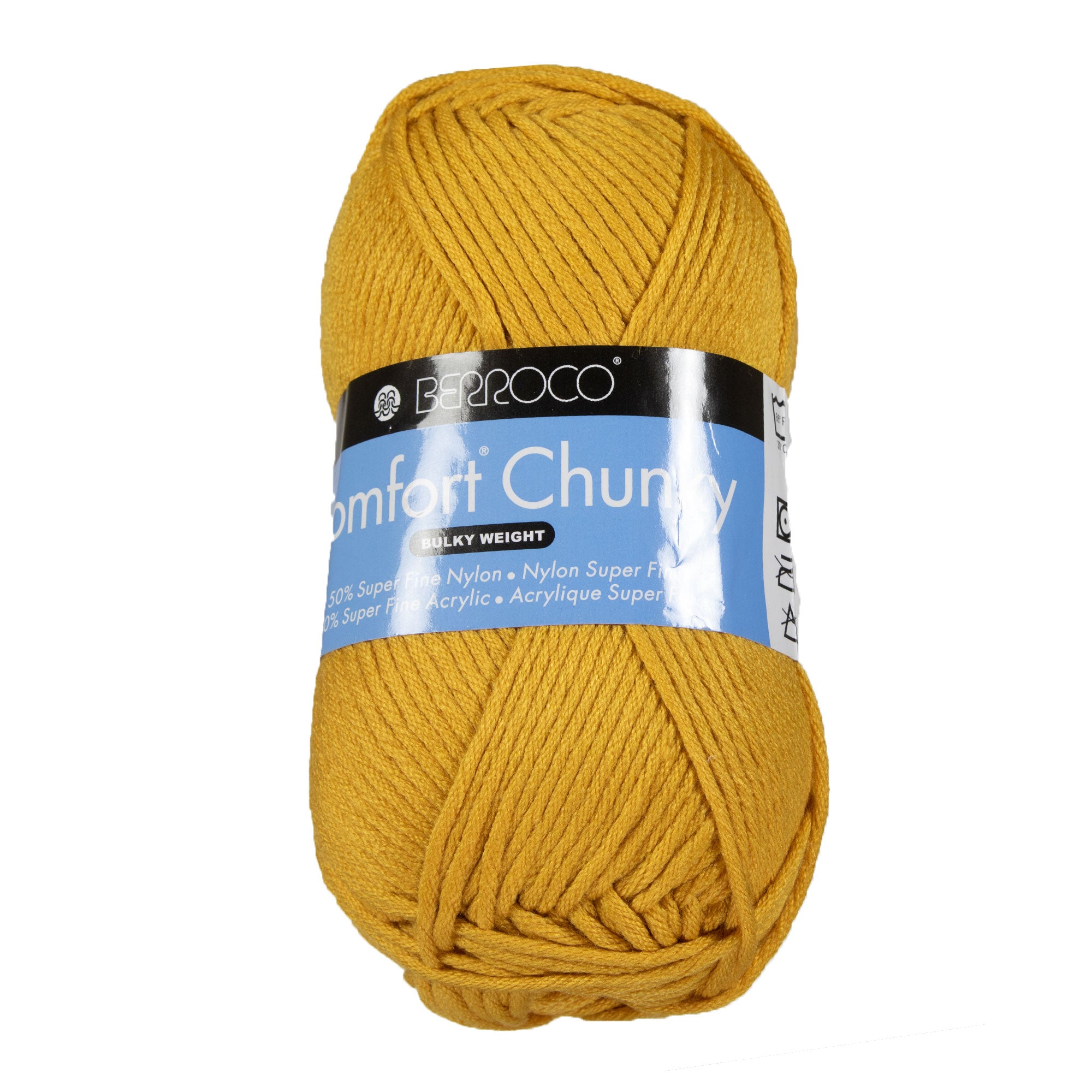 Berroco Comfort Chunky Yarn - 5743 Goldenrod: Ideal for Bulky Knitting Projects