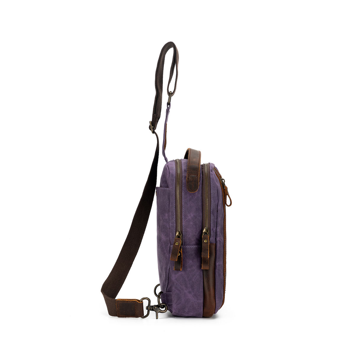 della Q Maker's Mini Purple Messenger: Stylish & Portable