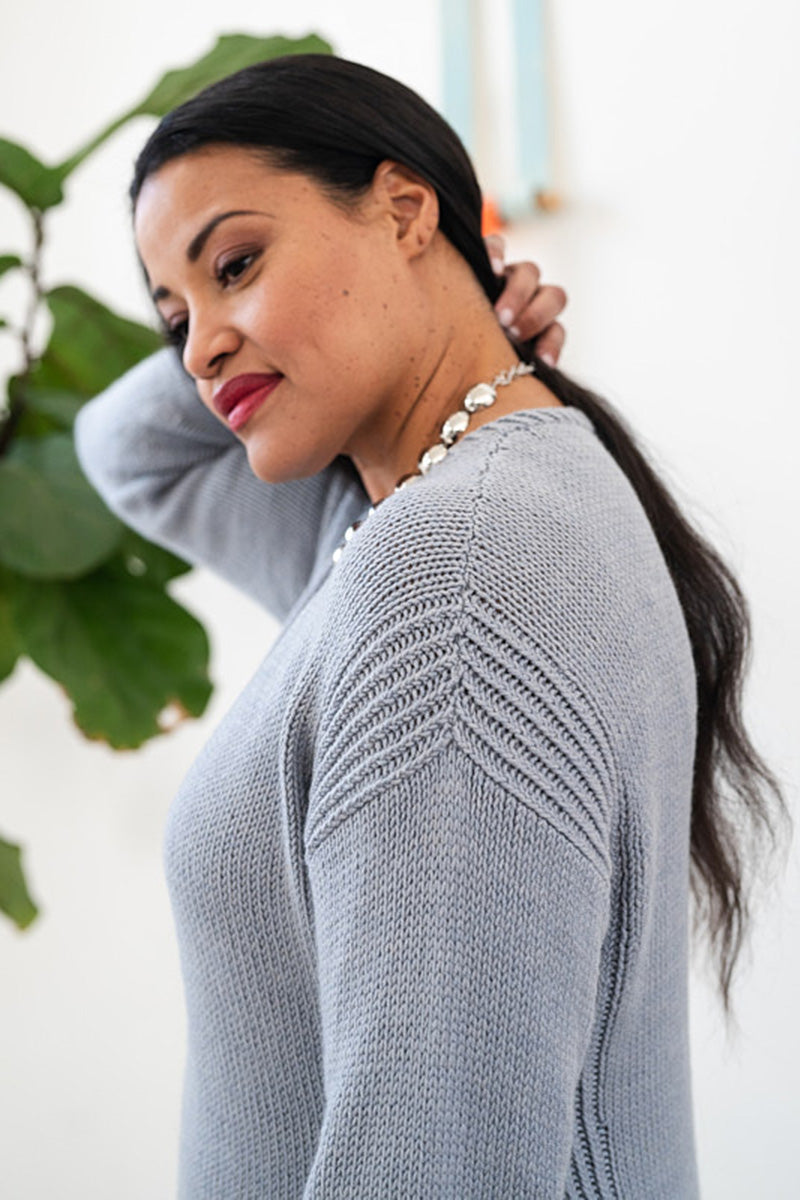 Berroco Merino 401 Patterns - Stylish Pilaster Tunic Knitting Pattern - PDF Download