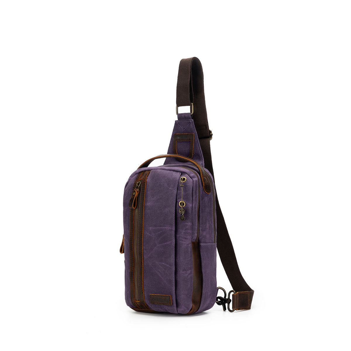 della Q Maker's Mini Purple Messenger: Stylish & Portable