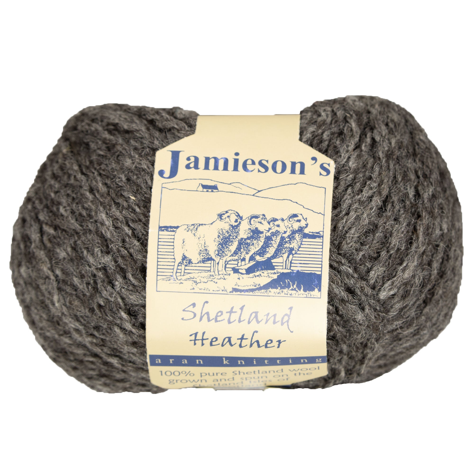 Jamieson's of Shetland Heather Aran Yarn - 102 Shaela (Backordered) - Soft, Durable & Tweedy Sparkle Yarn