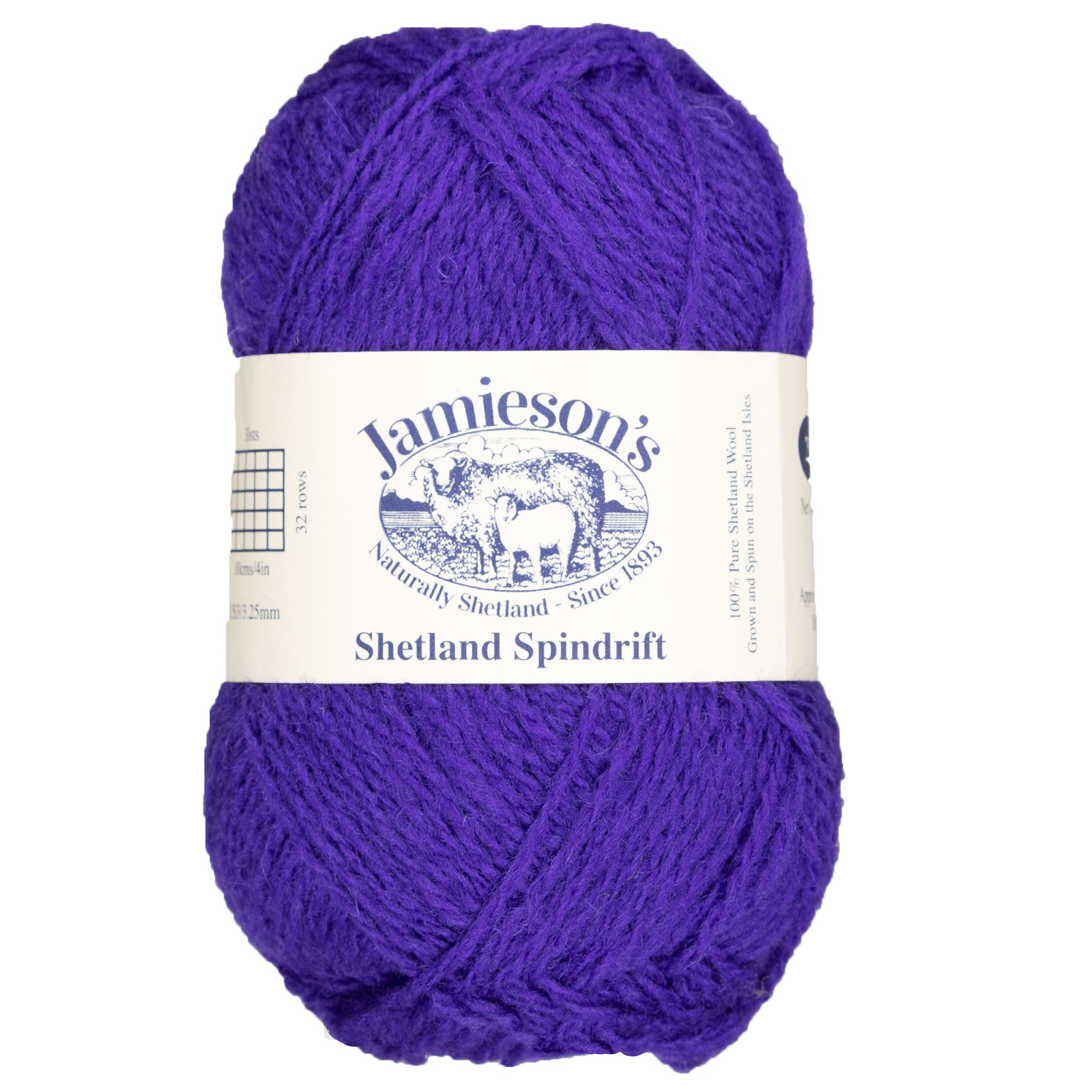 Jamieson's of Shetland Premium Spindrift 2-Ply Yarn - 600 Violet