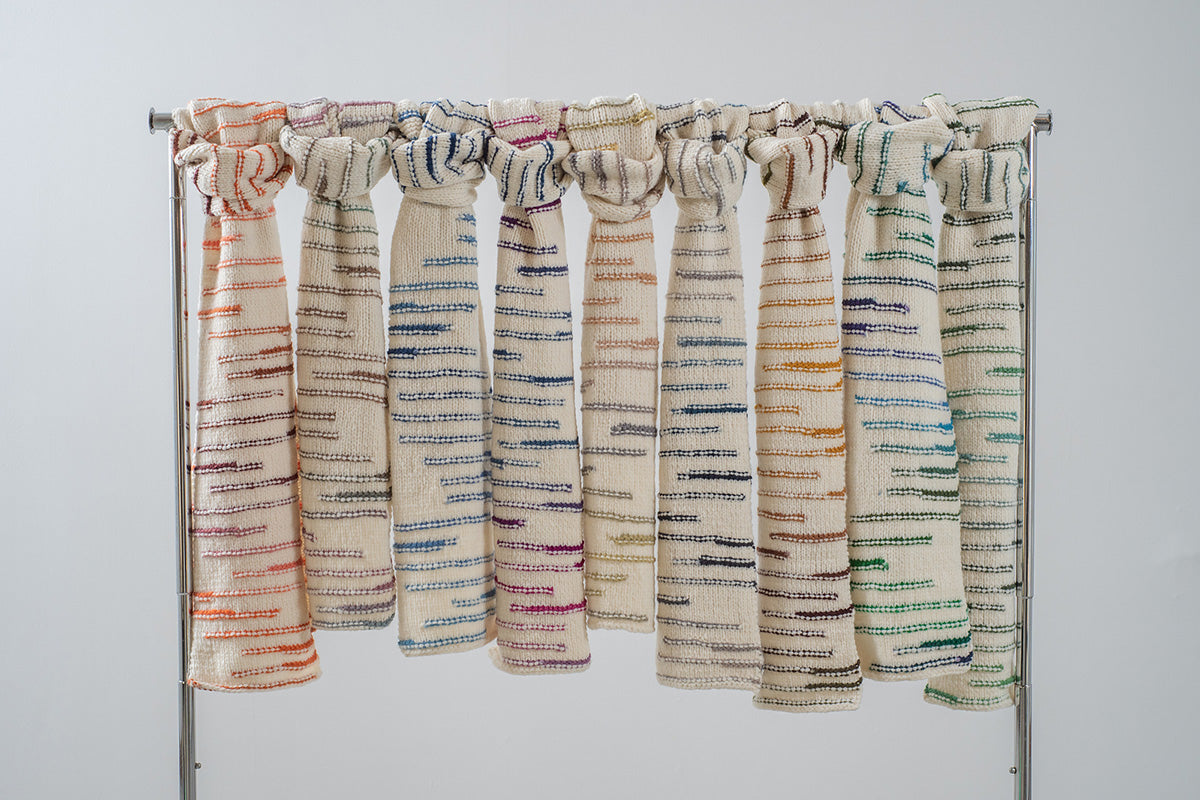 Berroco Fall 2022 Collection Patterns - Florrie Scarf PDF - Colorful, Fun & Simple