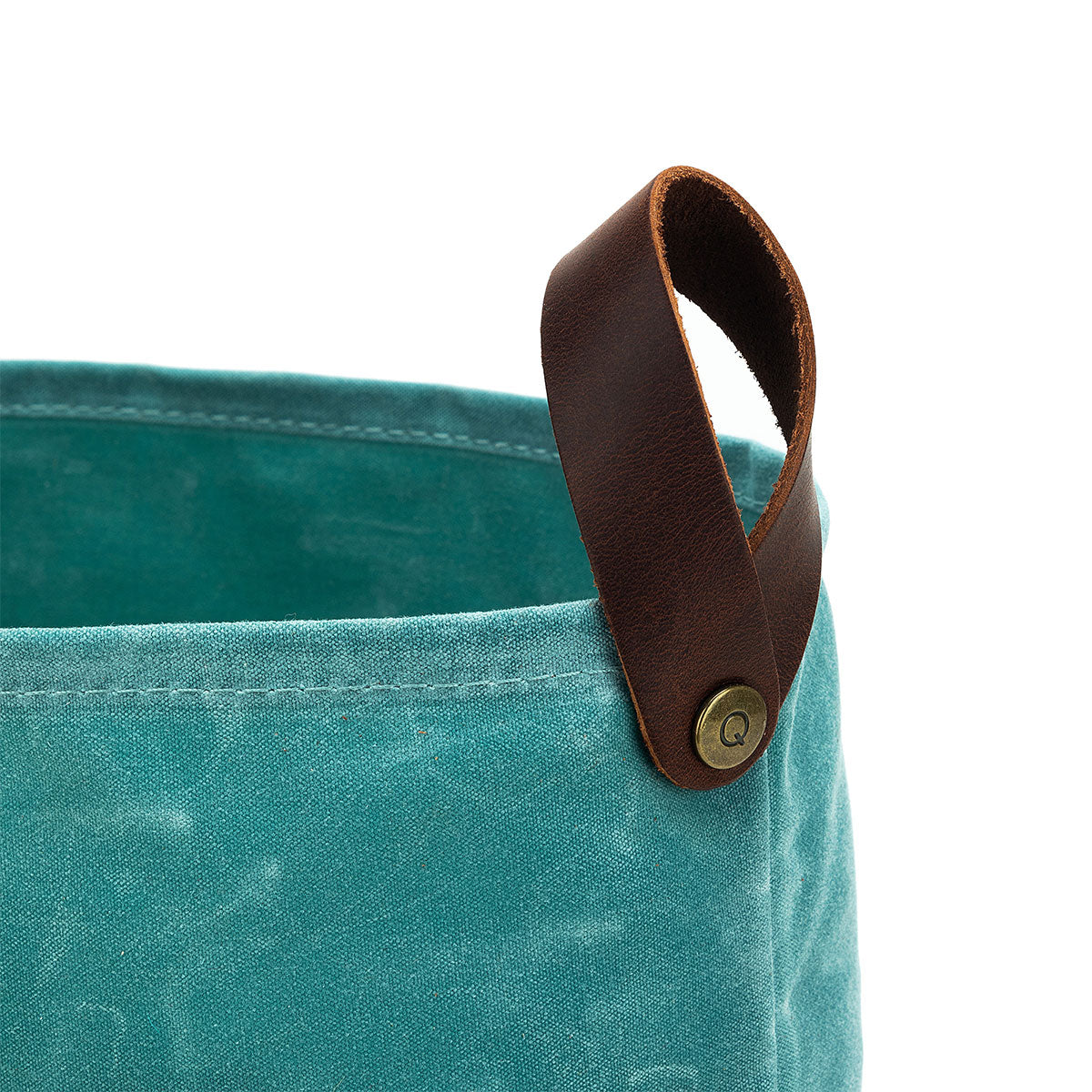 della Q Maker's Premium Canvas Knit Sacks (Set of 2) - Stunning Teal