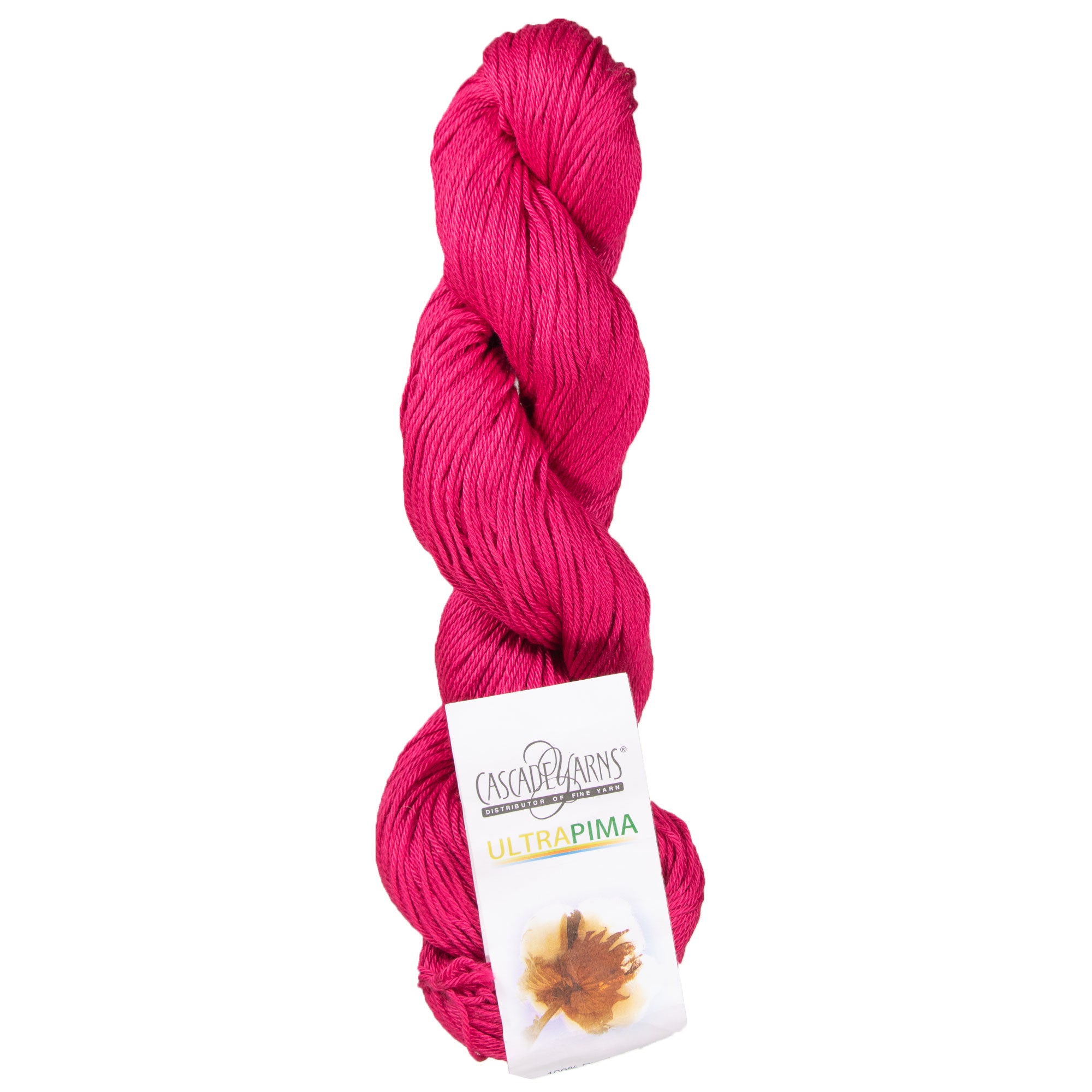 Cascade Yarns Ultra Soft Pima Yarn - 3702 Pink Sapphire for Spring and Summer Projects