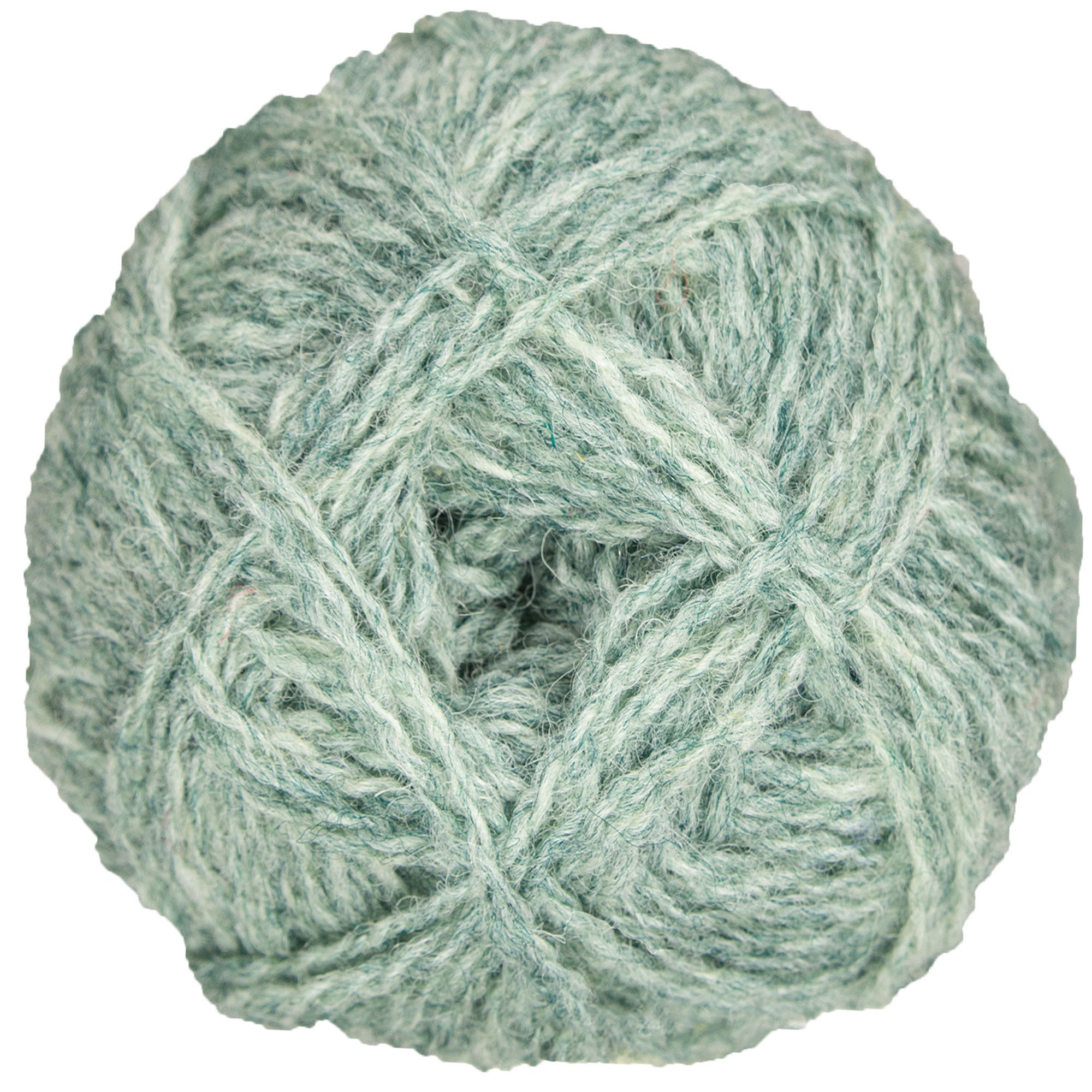 Jamieson's of Shetland Spindrift 2-Ply Yarn - 274 Green Mist, Ideal for Colorwork Projects