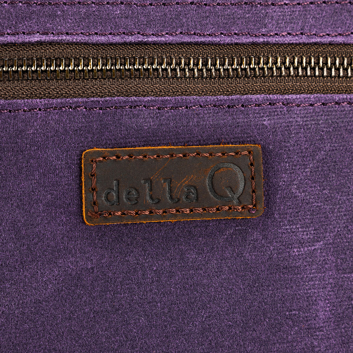della Q Maker's Purple Canvas Rucksack - Ideal for Craft Projects