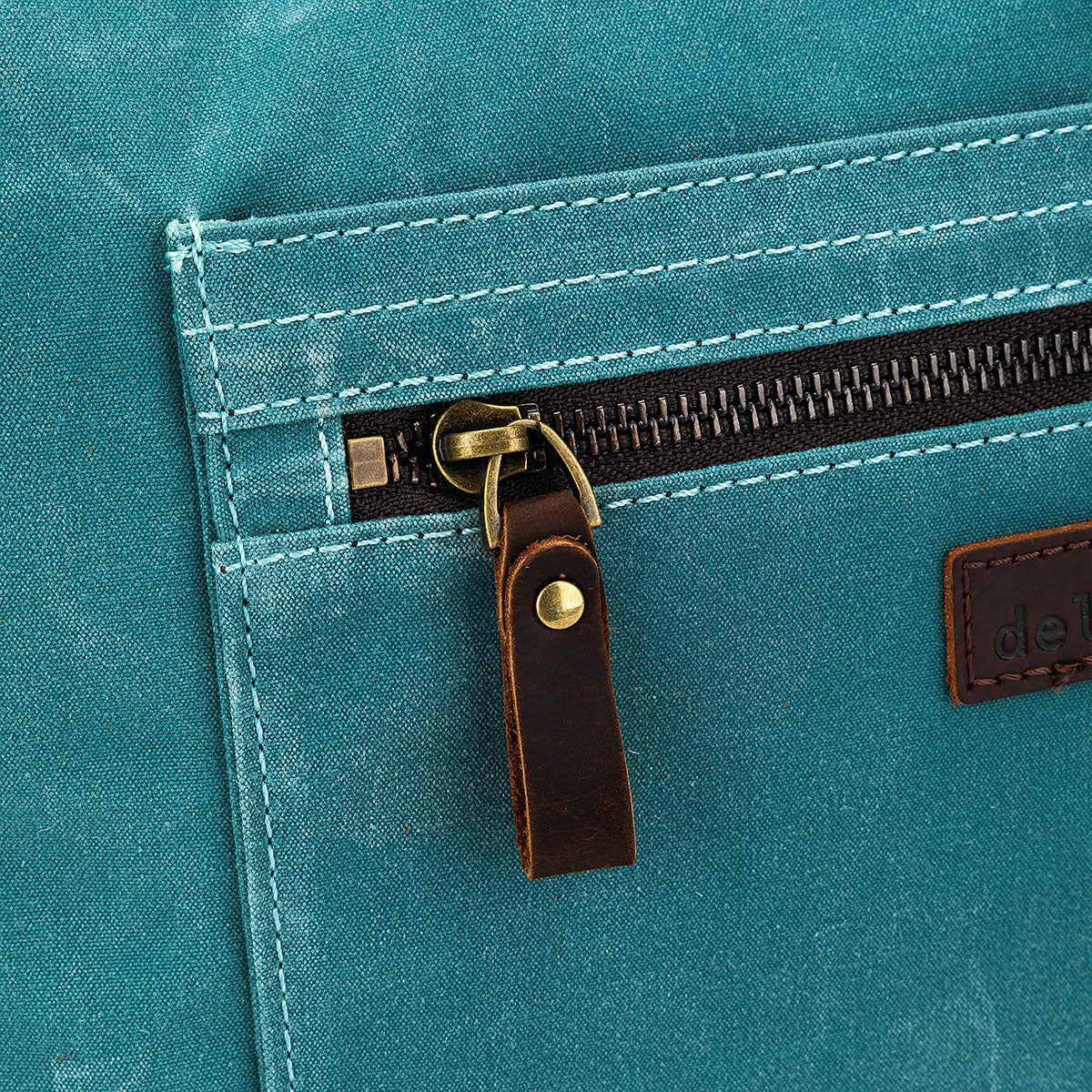 della Q Maker's Teal Canvas Rucksack - The All - in - One Crafting Essential