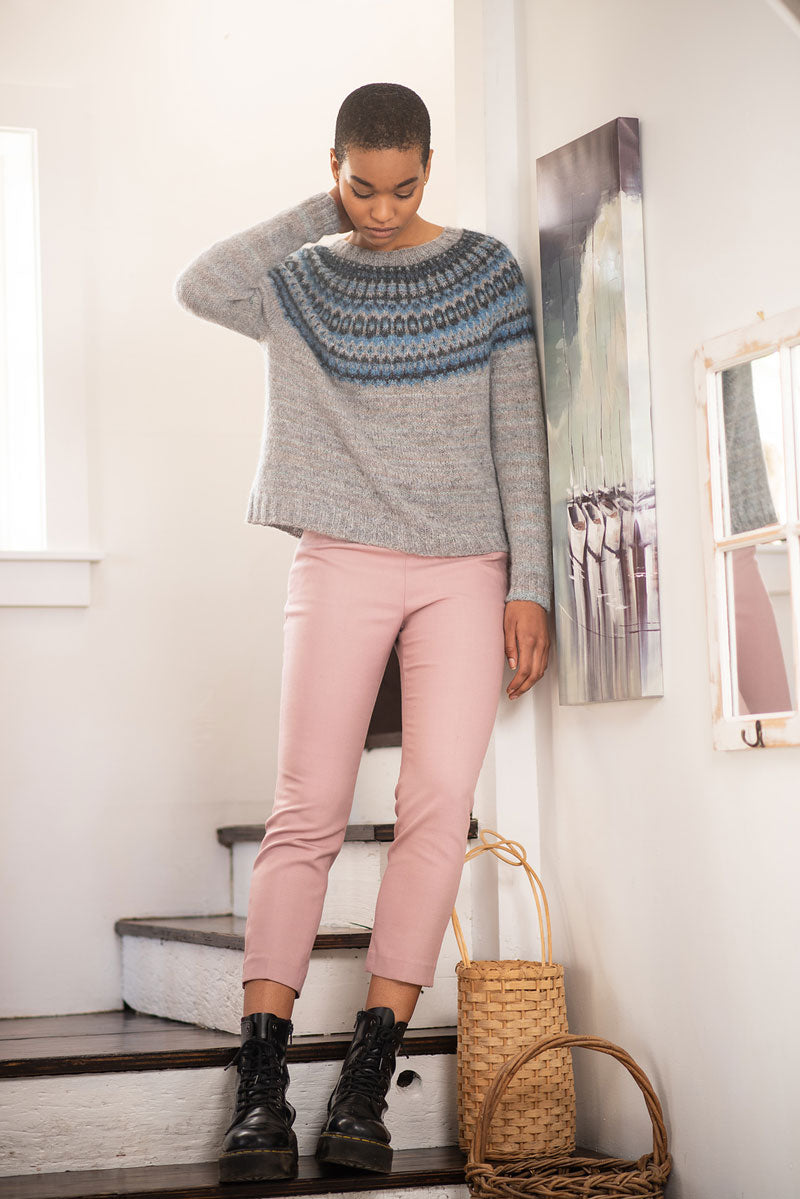 Berroco Booklet 427 - Dulce Patterns - Chiara Colorwork Pullover Pattern - PDF Download
