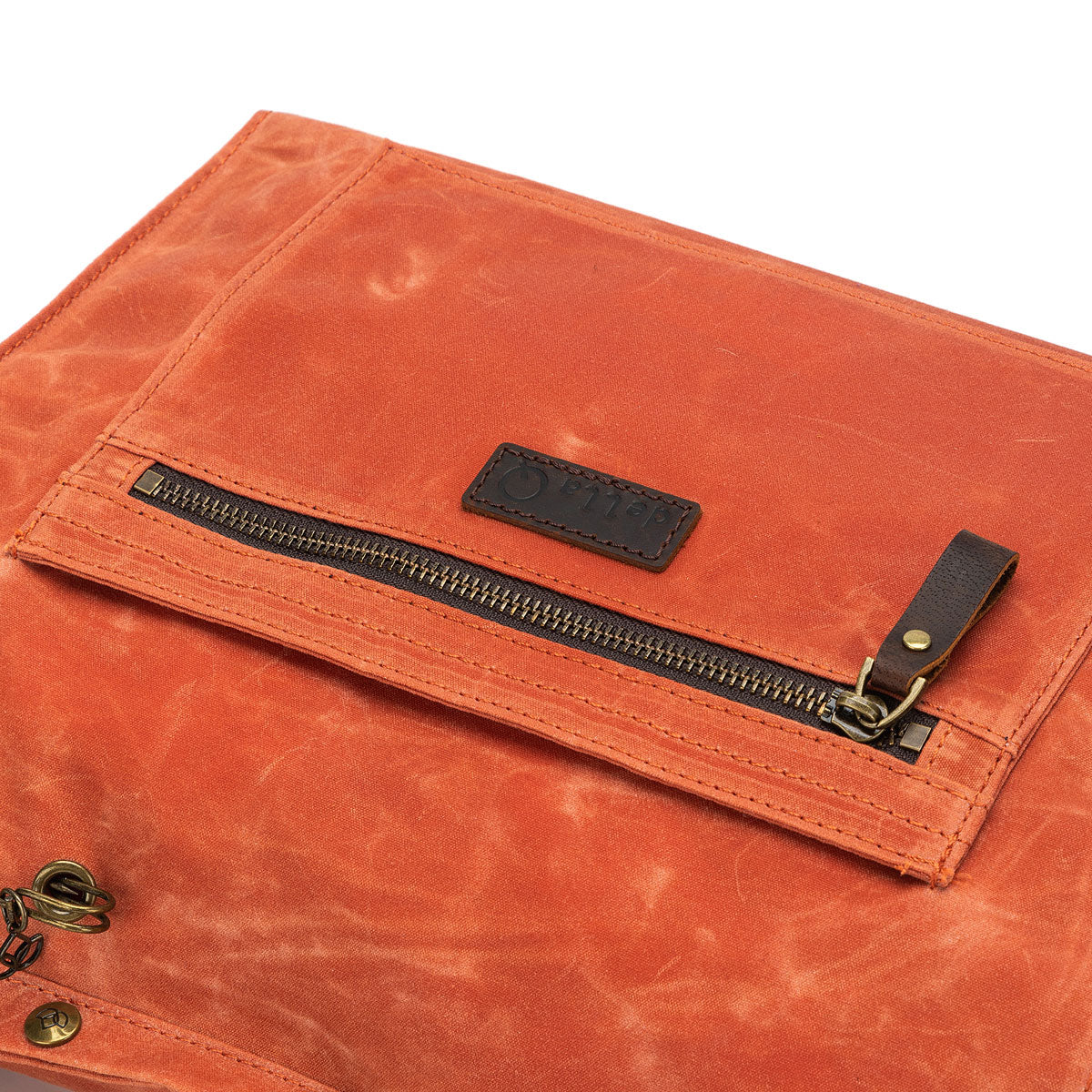della Q Maker's Orange Canvas Rucksack - The Versatile Crafting Companion