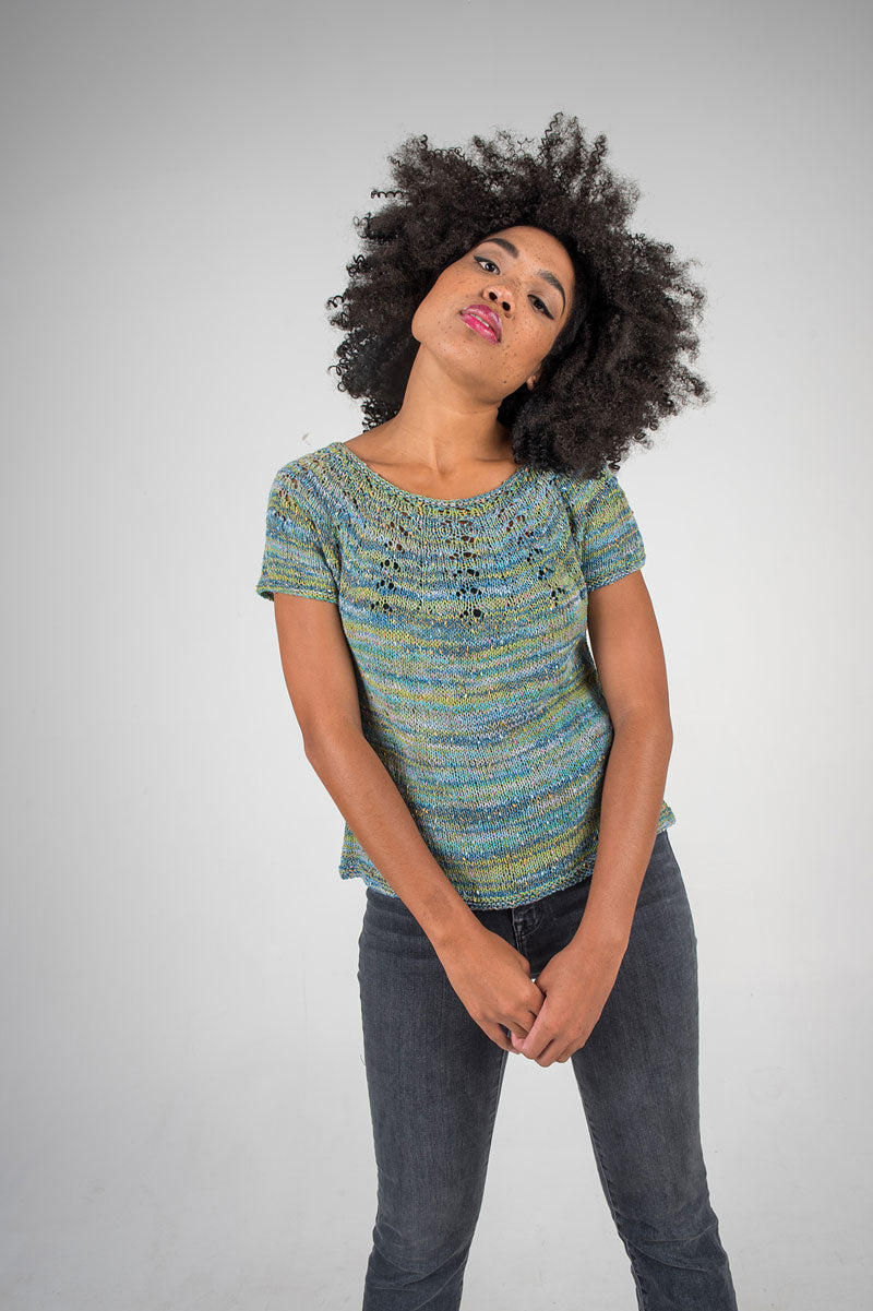 Berroco Booklet #421 Exclusive Summer Sesame Patterns - Etta Tee PDF Download