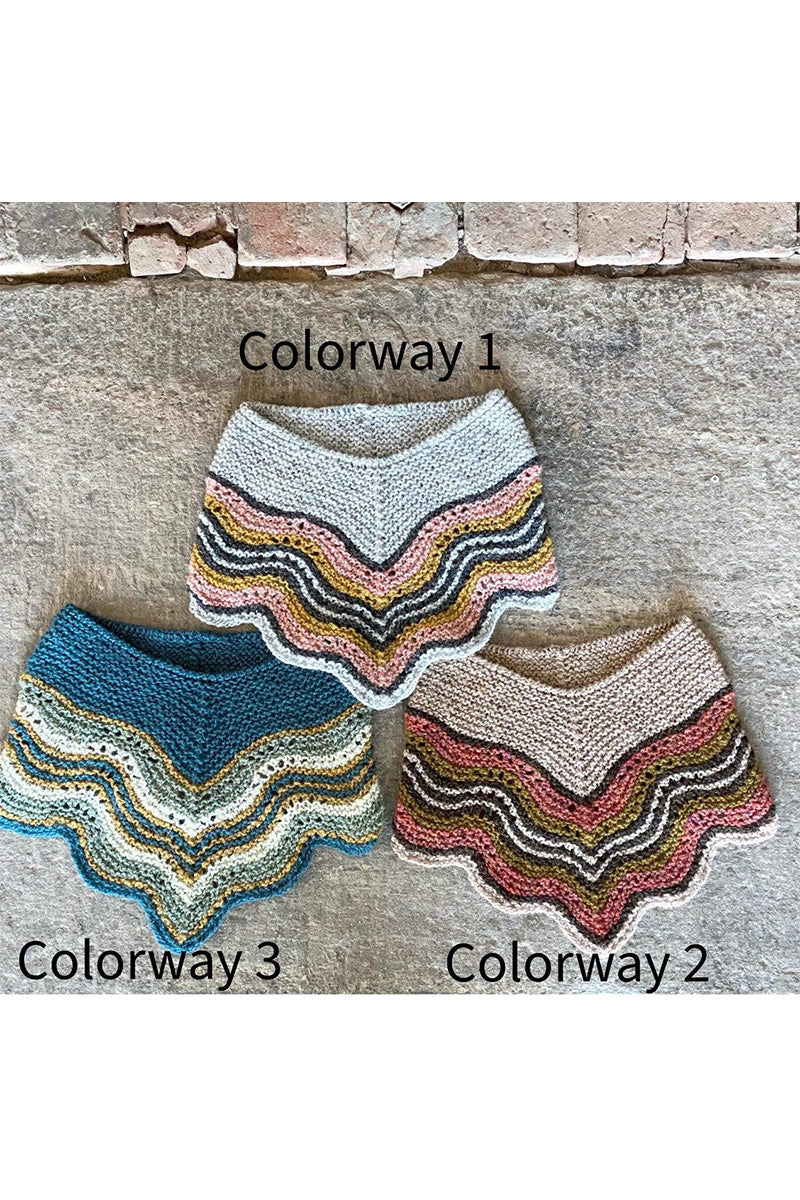 Jamieson's of Shetland 4 - Color Hapkerchief Cowl Knit - A - Long Kit