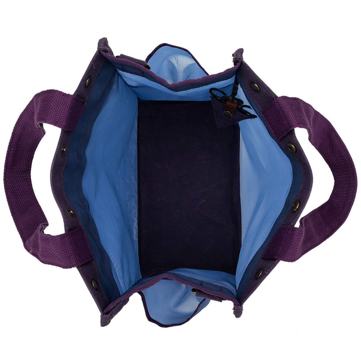 della Q Maker's Purple Tall Mesh Tote - Ideal for Crafting