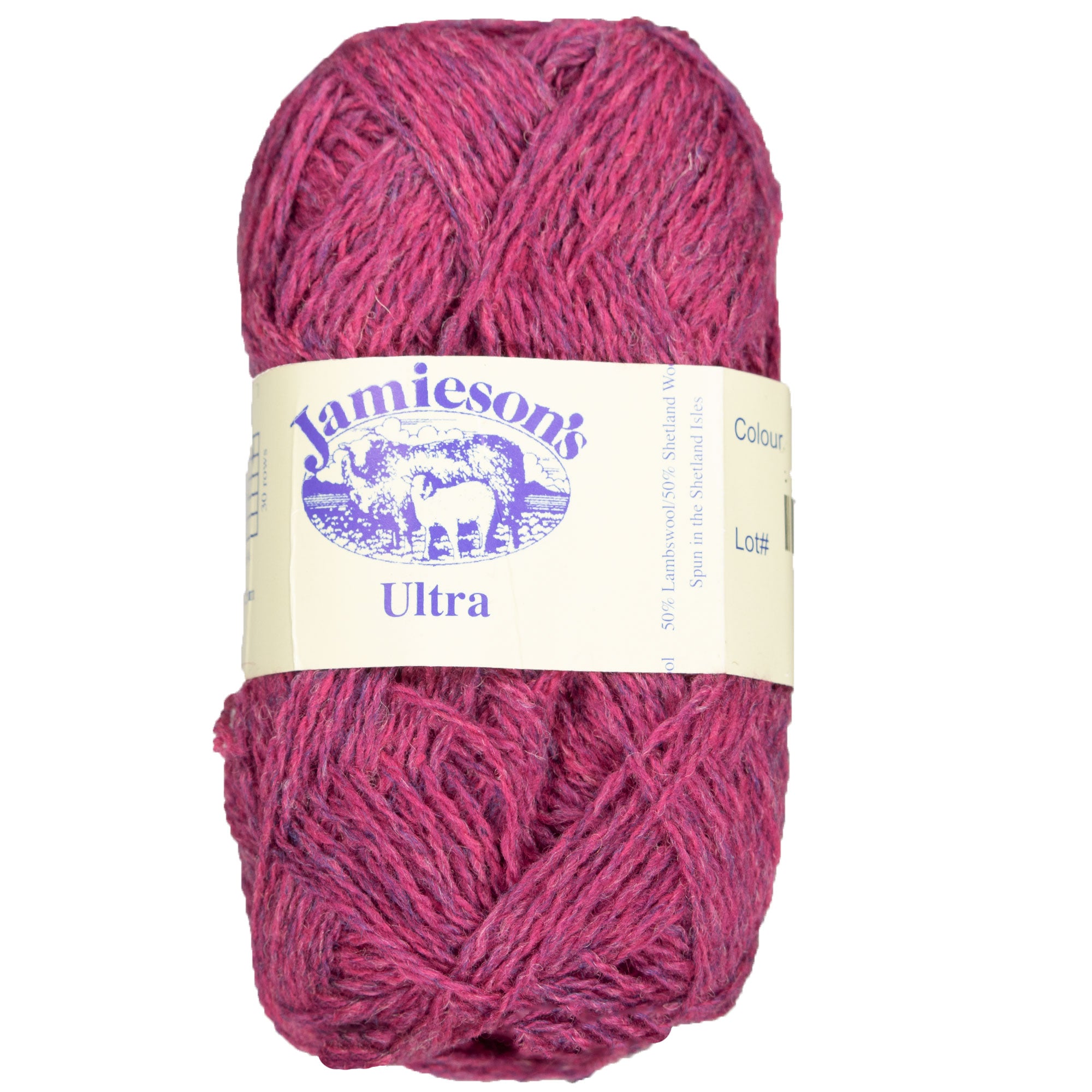 Jamieson's of Shetland Ultra Soft Lace Weight Yarn - 532 Petunia