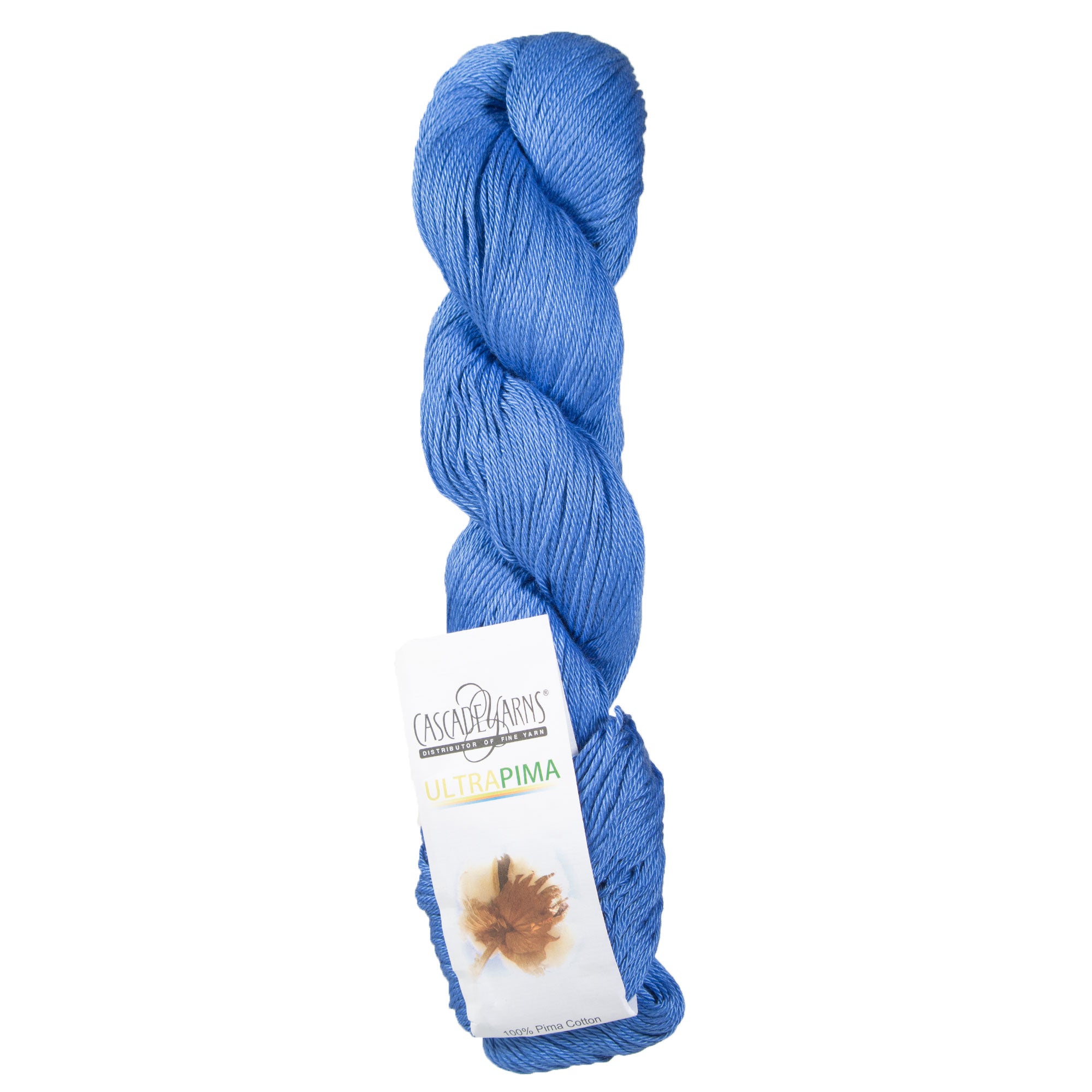 Cascade Yarns Ultra Pima DK - Weight Yarn in 3800 Blueberry Shade