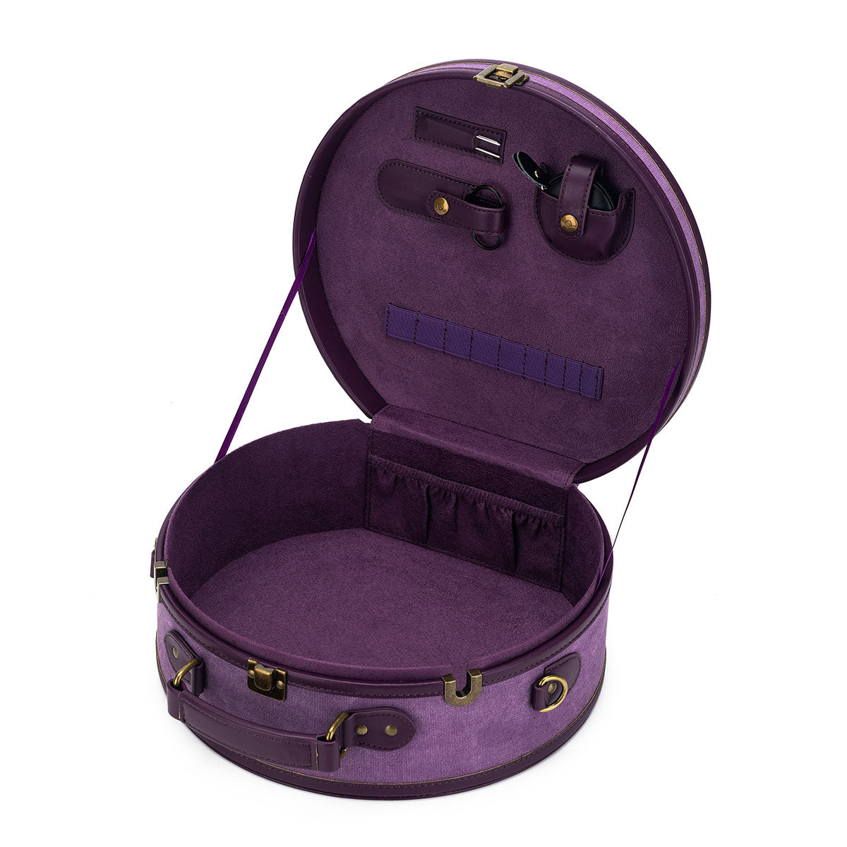 della Q Premium Maker's Hat Box - Stylish Plum for Craft Lovers