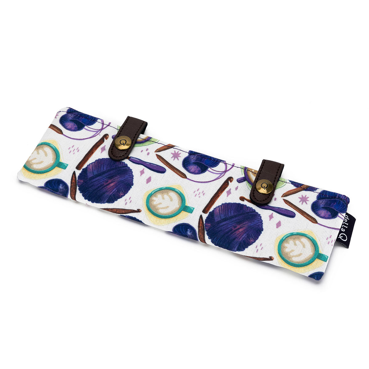 della Q Premium Sock Needle Keeper 1201-1 - Fabric Print Collection for Yarn Bombing
