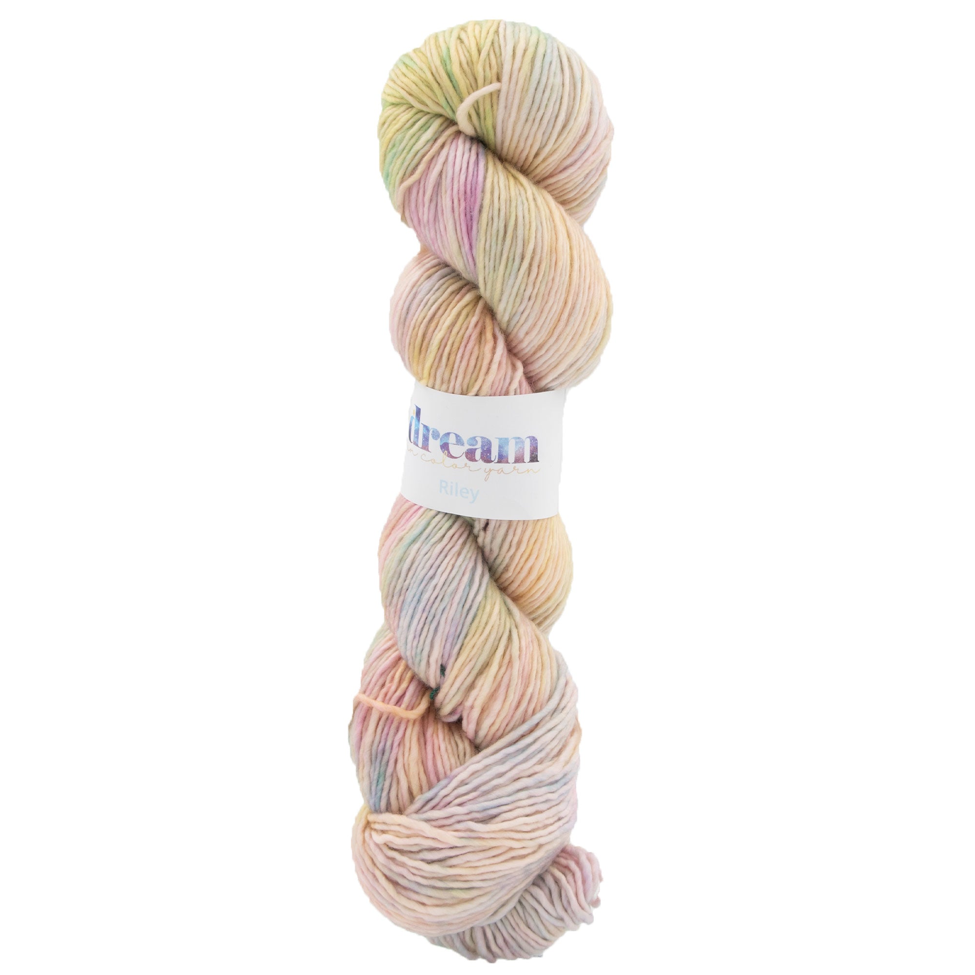 Dream in Color Riley Yarn - Stunning Gold & Kisses for Knitting and Crochet